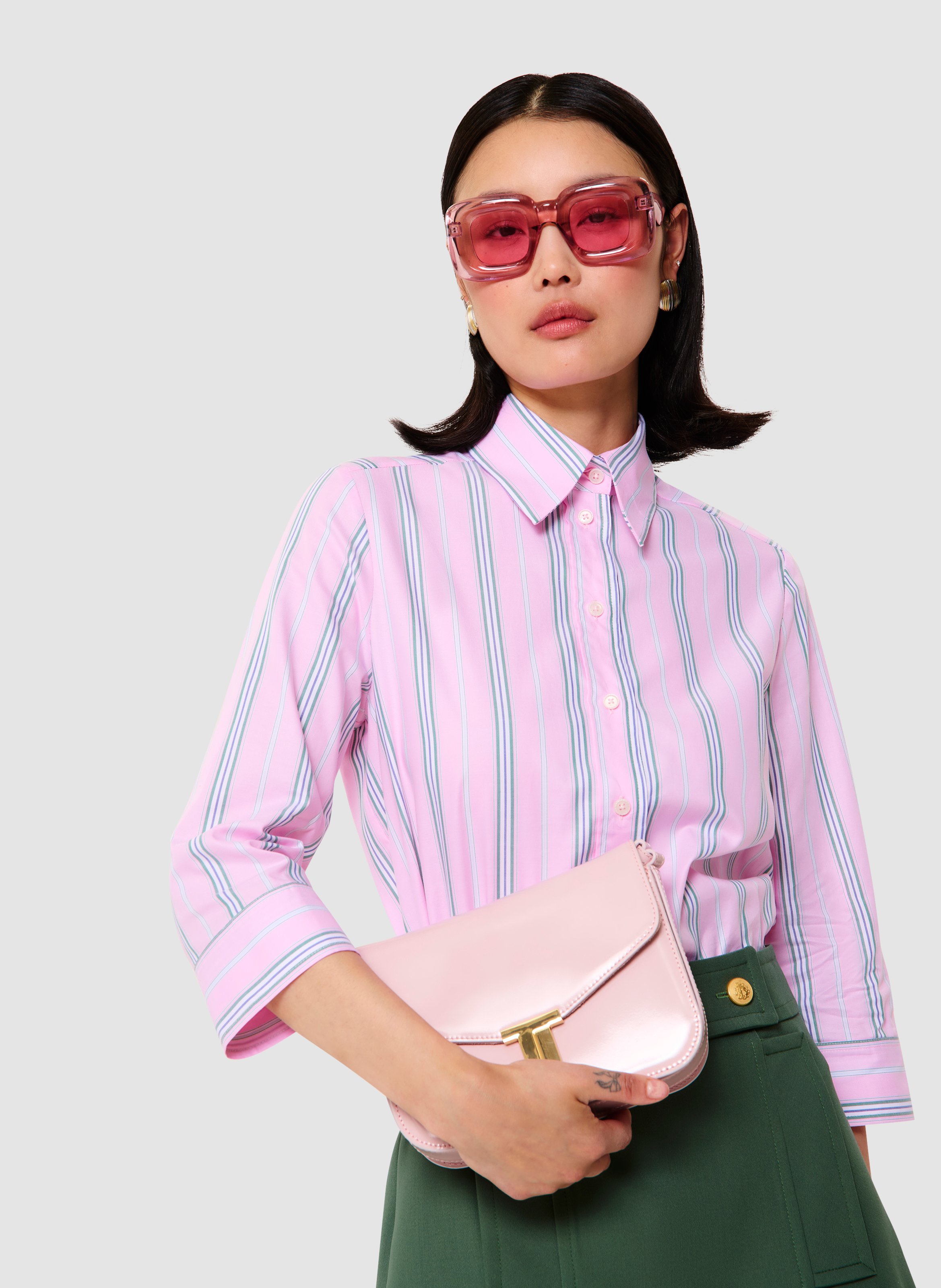 Chemise charlot TARA JARMON Rose