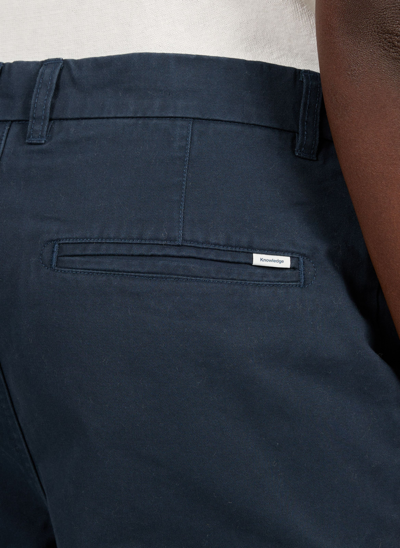 Regular cotton pants KNOWLEDGE COTTON Blue