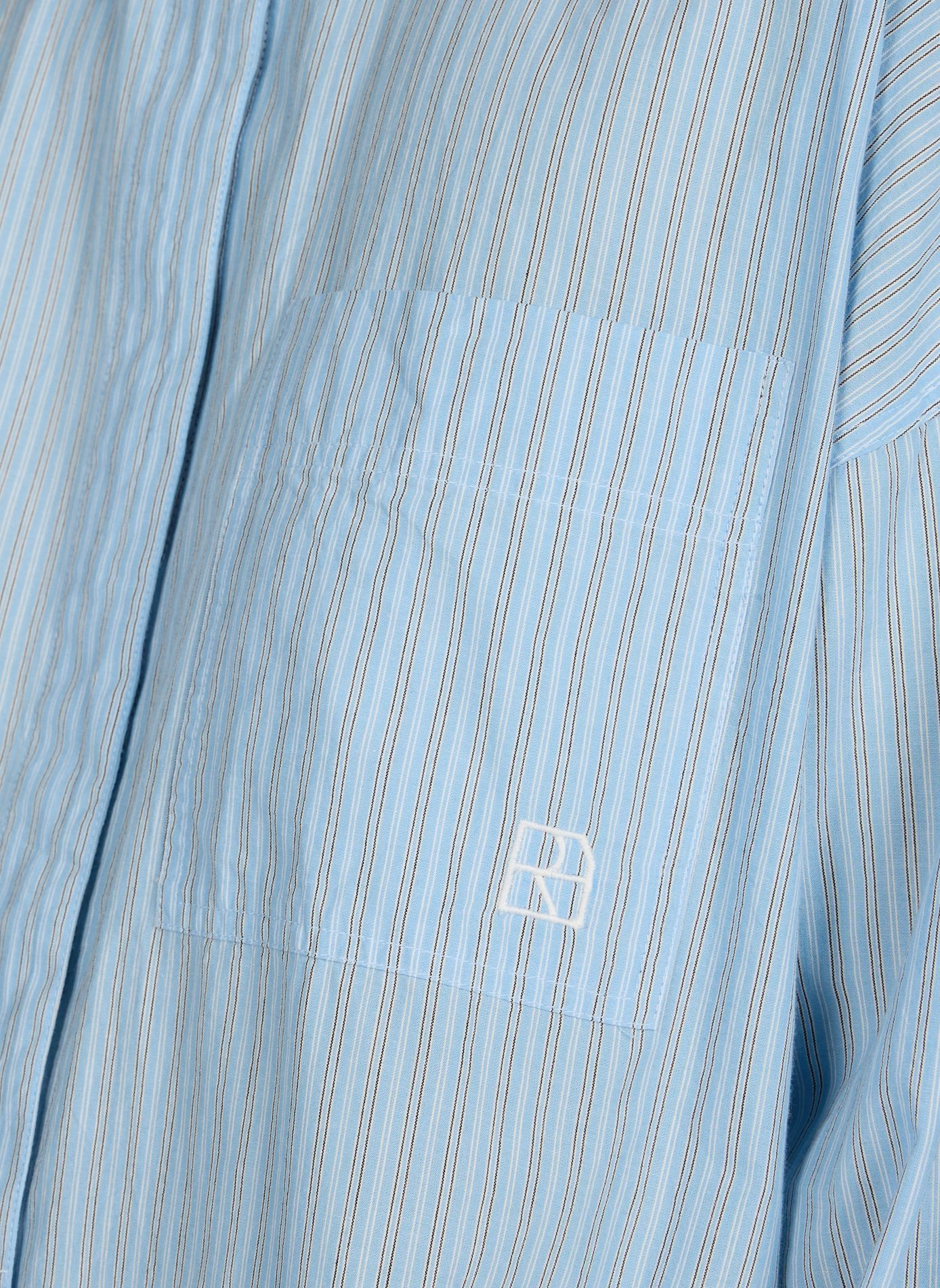 Rouingrid cotton shirt ROUGE EDIT Blue