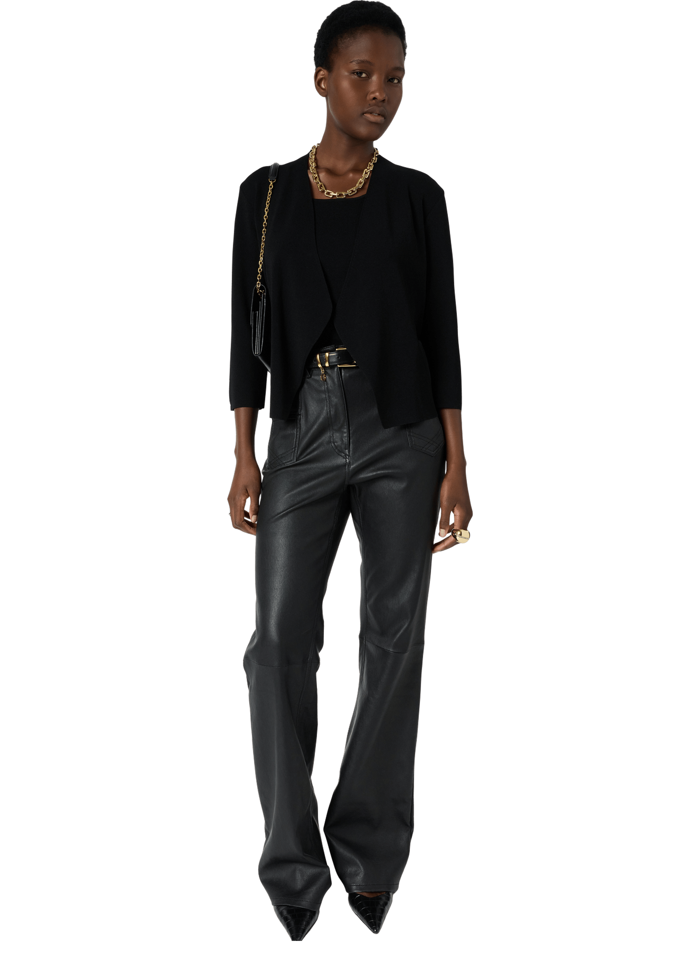 Gilet en microfibre - lynaya GERARD DAREL Noir