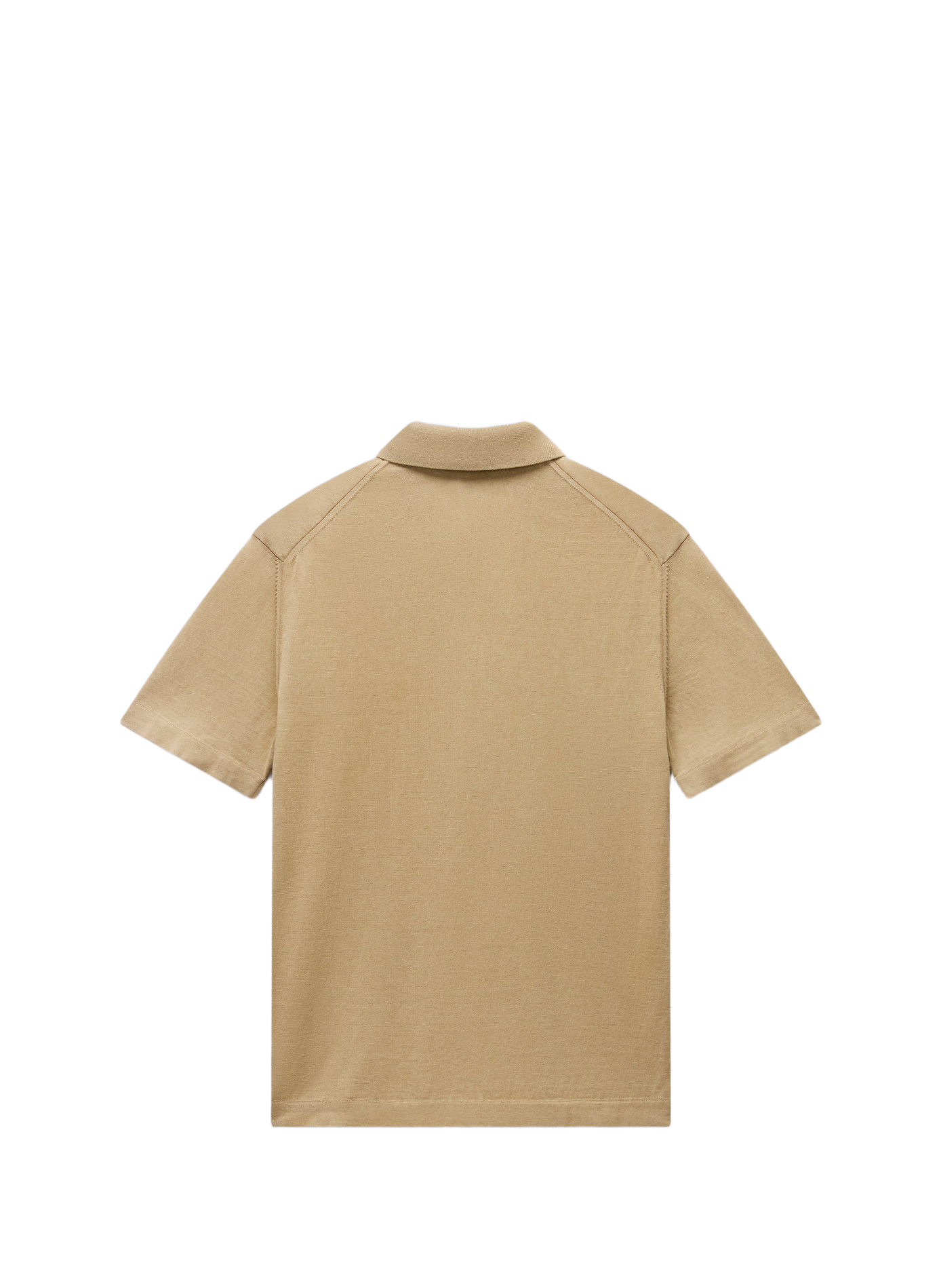 Polo manches courtes en coton NAPAPIJRI Beige