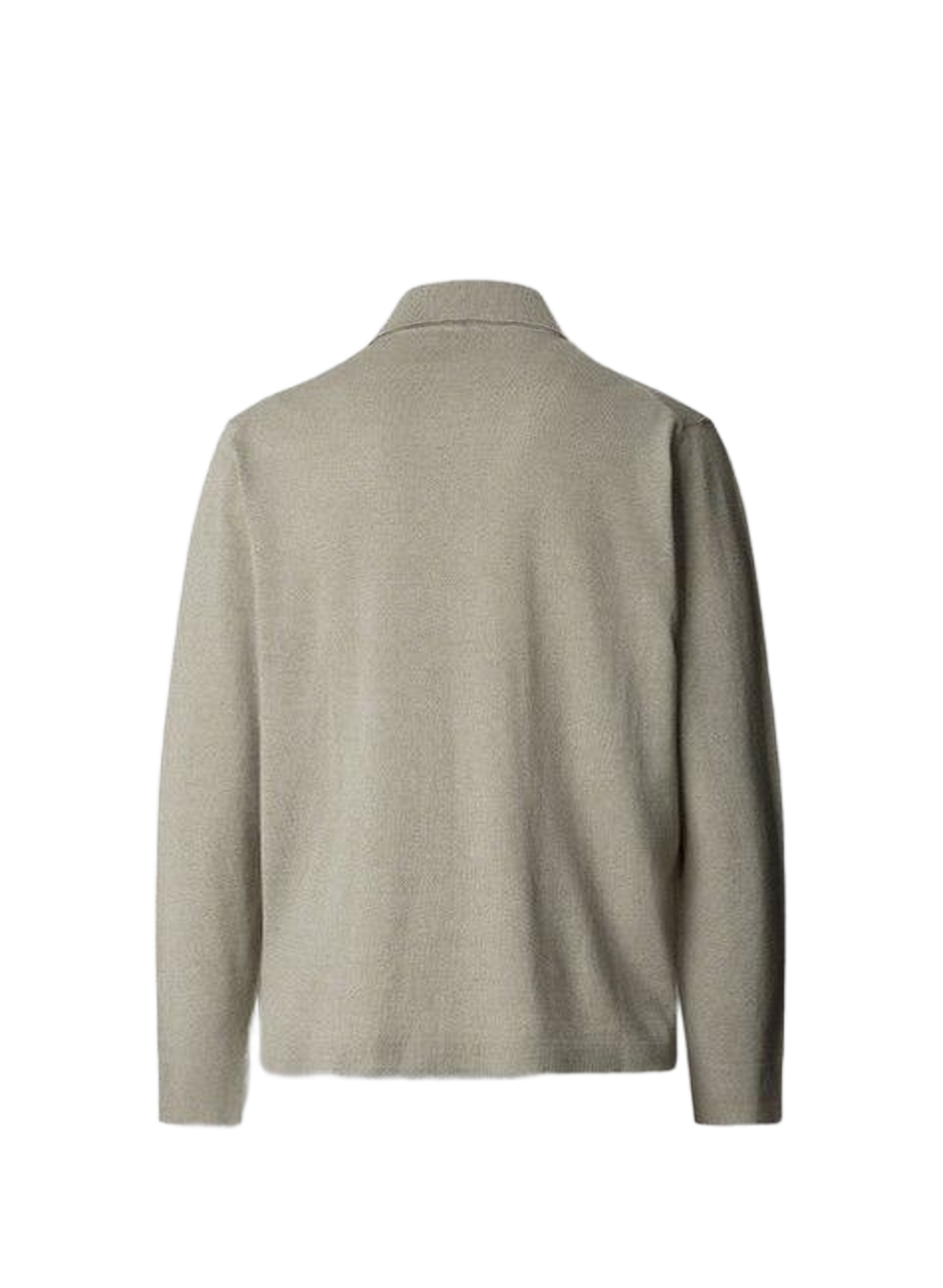 Classic V-neck cotton knit cardigan FACONNABLE Beige