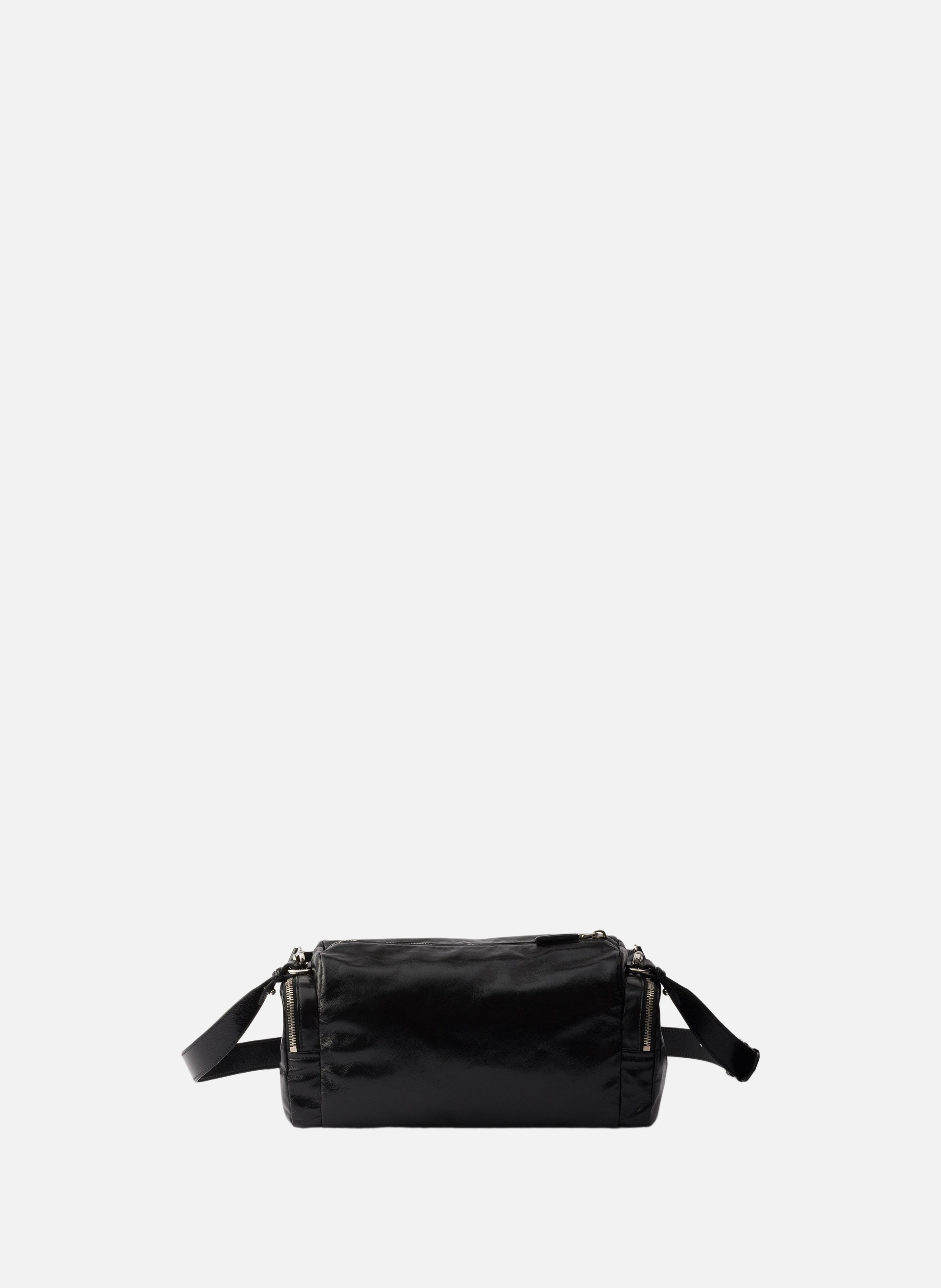 Sac à bandoulière en cuir PRADA Noir