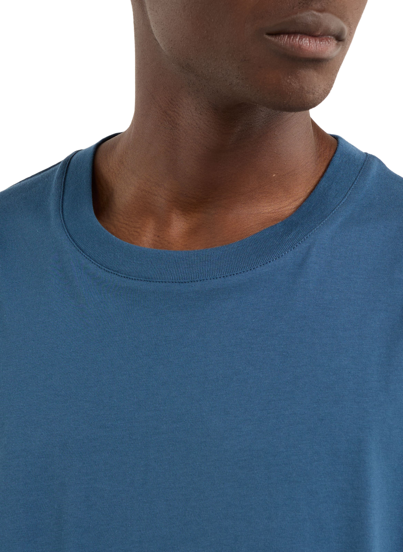 Rundhalsausschnitt T-Shirt Baff SAISON 1865 Blau