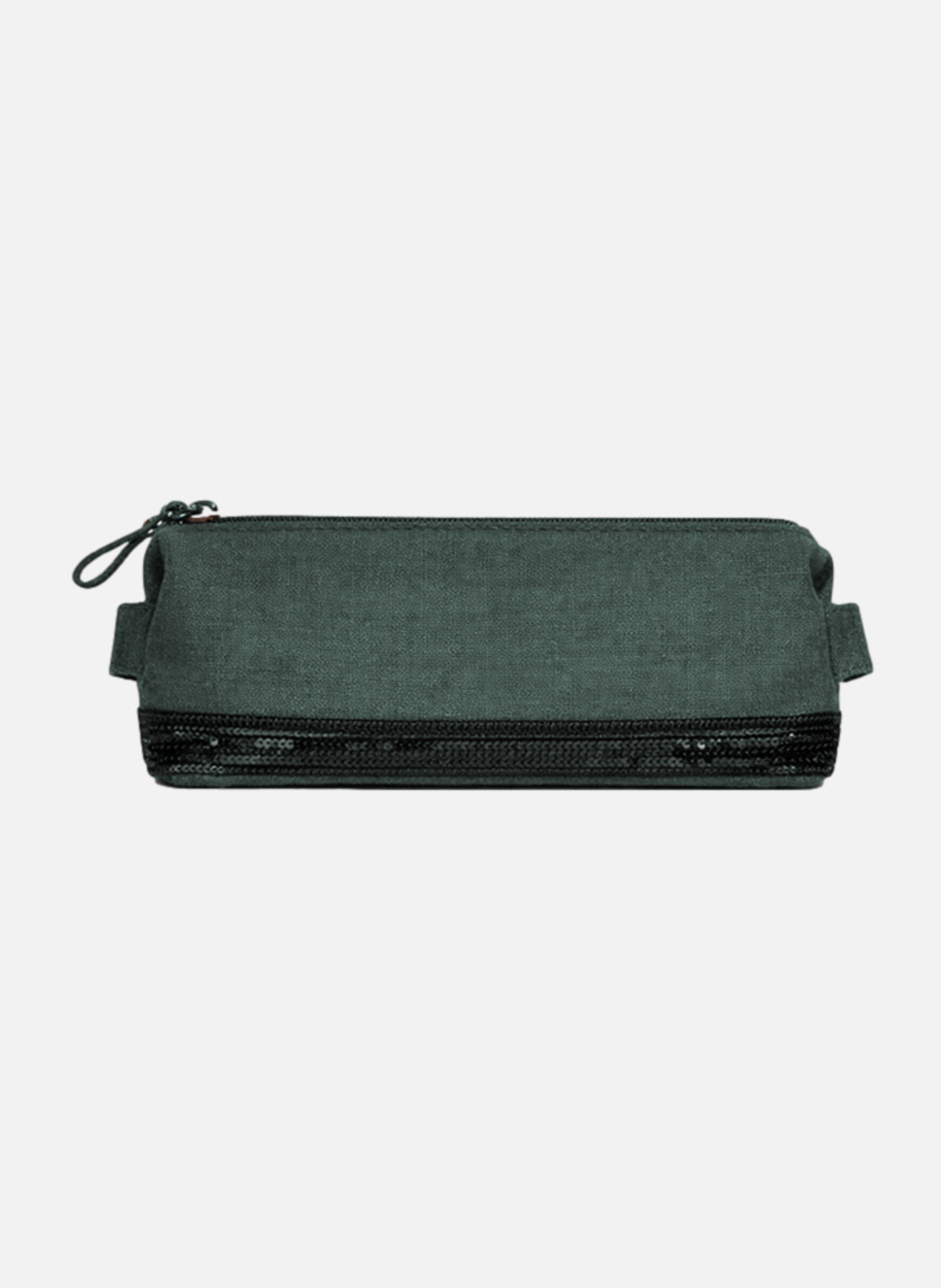Trousse écolier en lin VANESSA BRUNO Vert