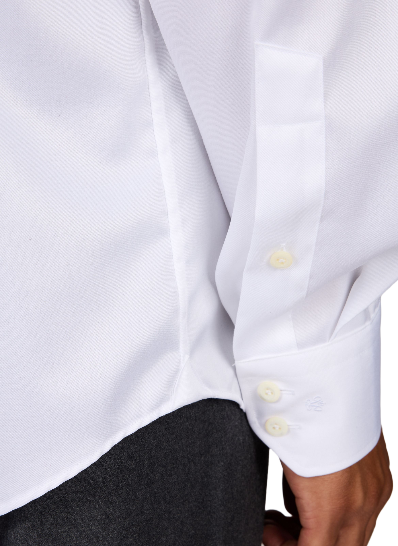 Chemise slim en coton VAN LAACK Blanc