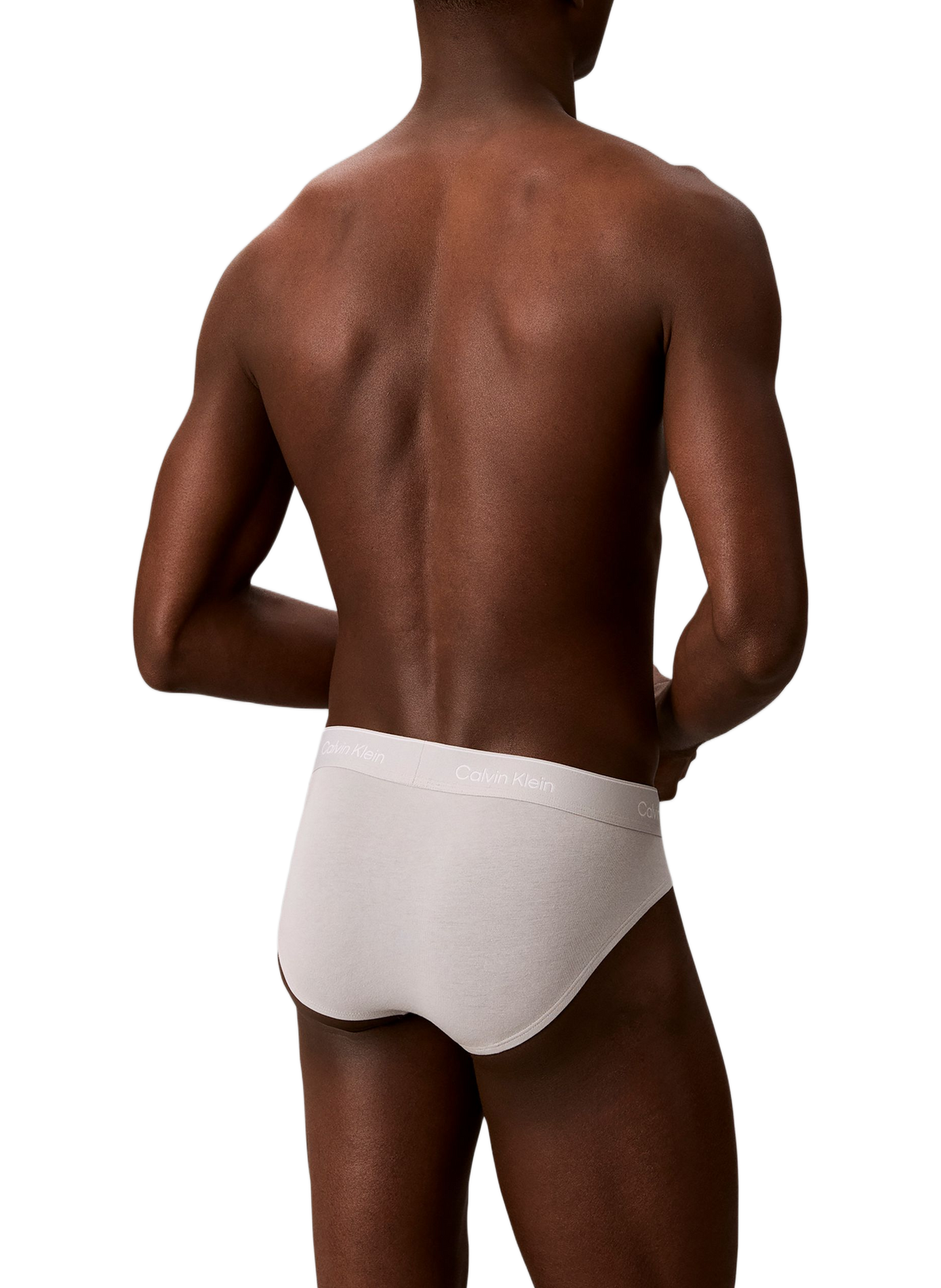 Lot de 3 slips unis en coton mélangé | Multicolore CALVIN KLEIN Homme