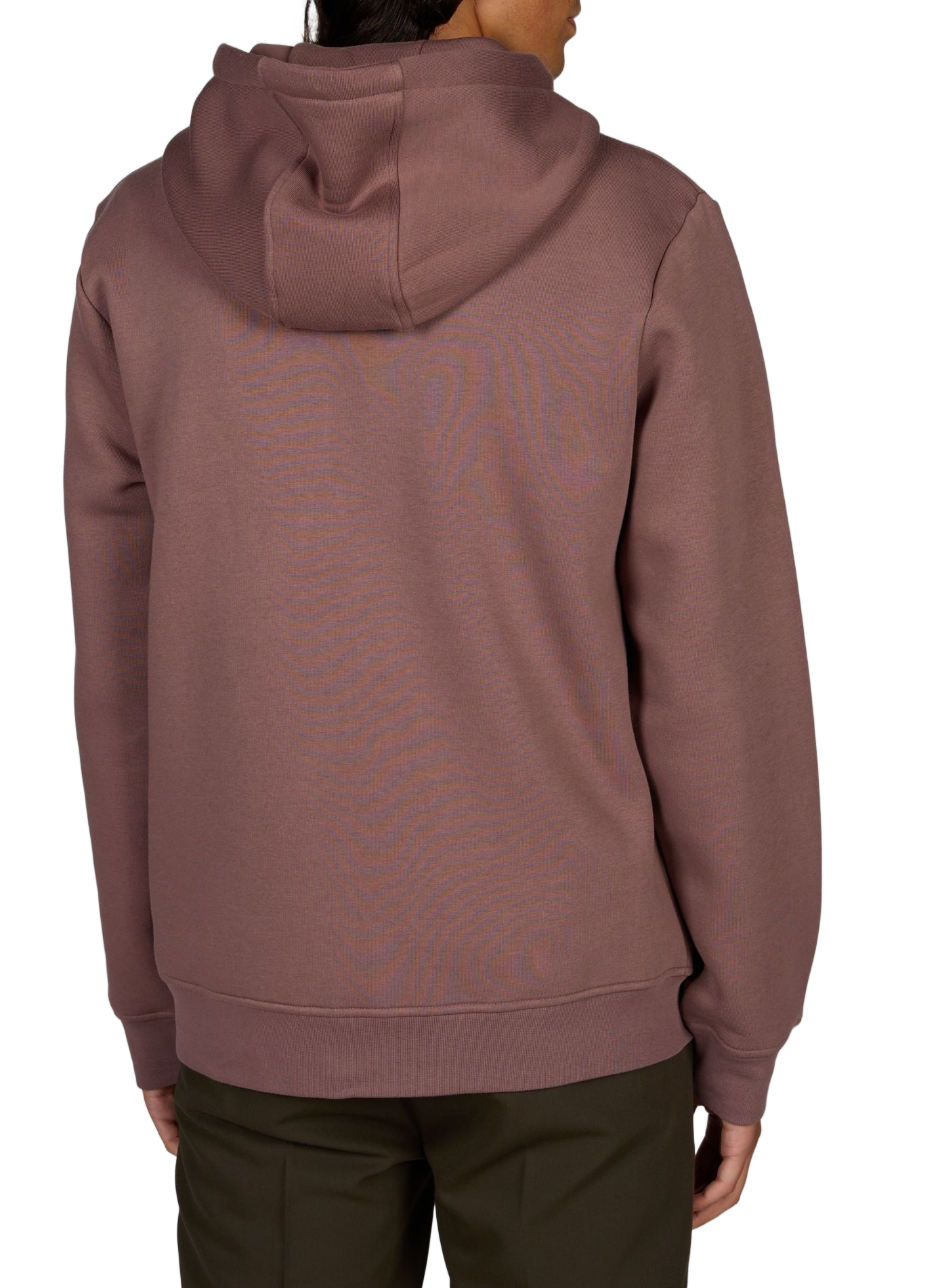 Hooded sweatshirt in mixed cotton FAGUO Red