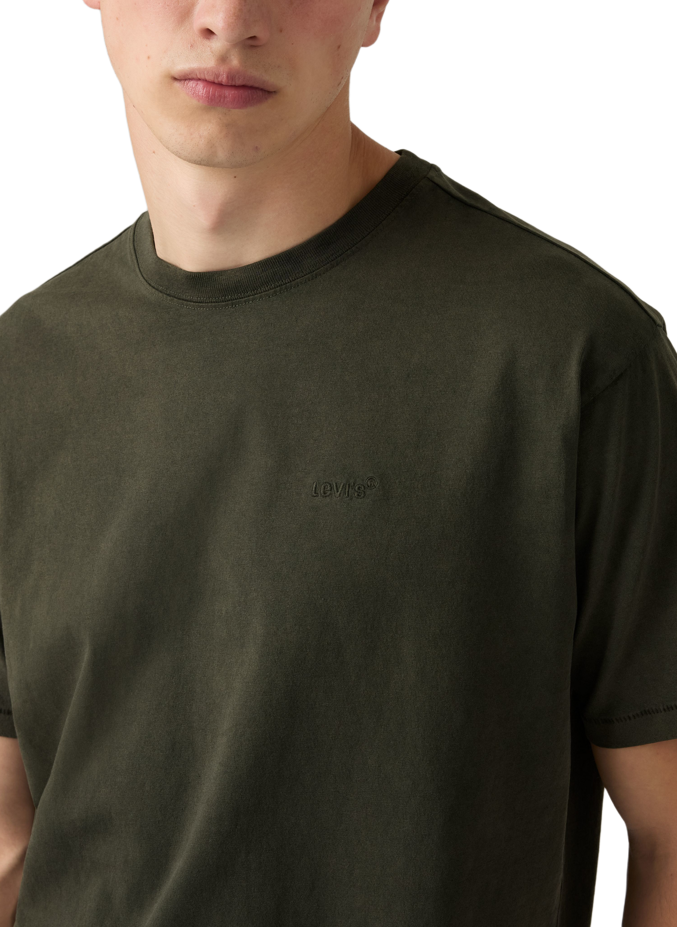 Baumwoll-T-Shirt | Grun LEVI'S Herren