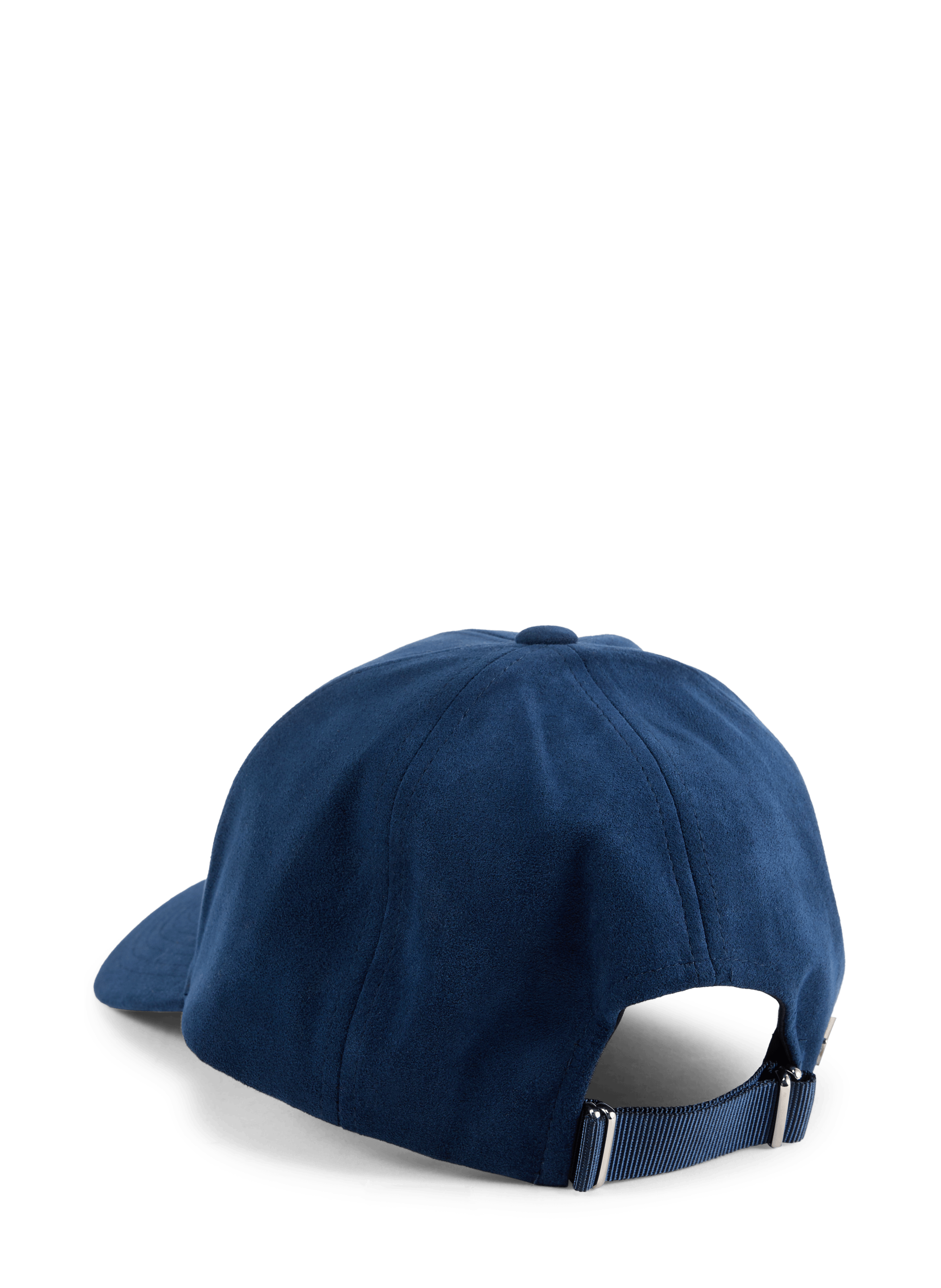 Casquette aspect daim unie VARSITY Blauw