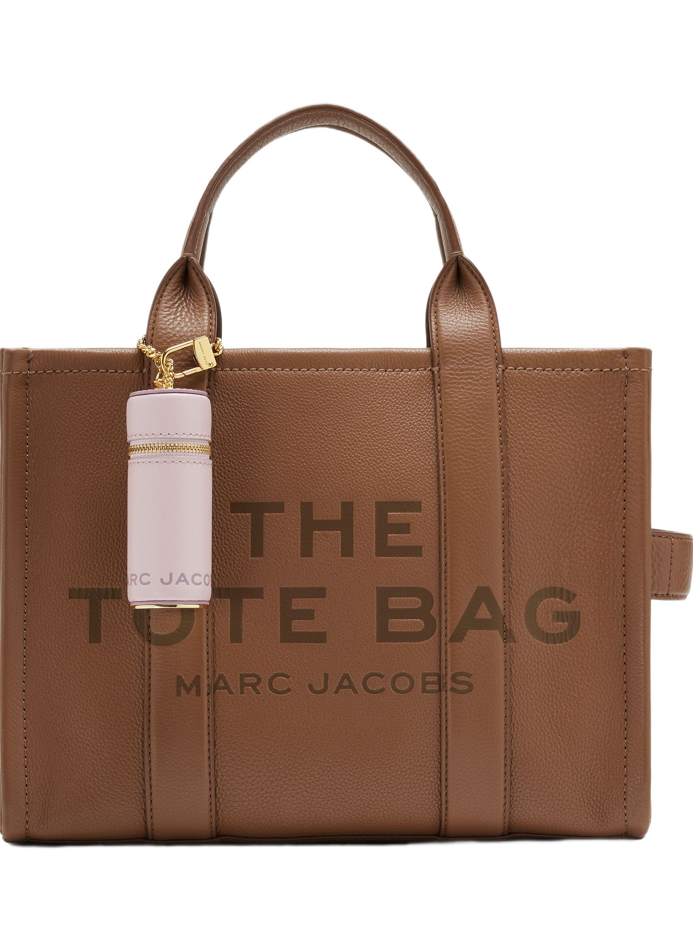 The Lipstick Case Bag Charm in leather MARC JACOBS Purple