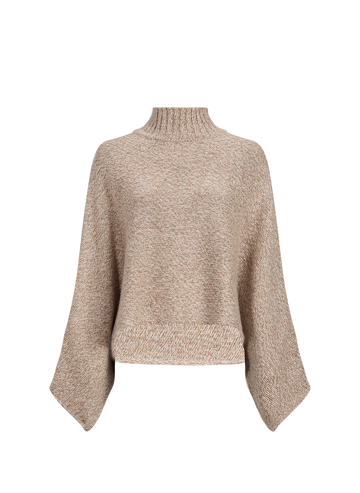 Loose-Fit Wool and Cashmere Blend Sweater MARGAUX LONNBERG Beige