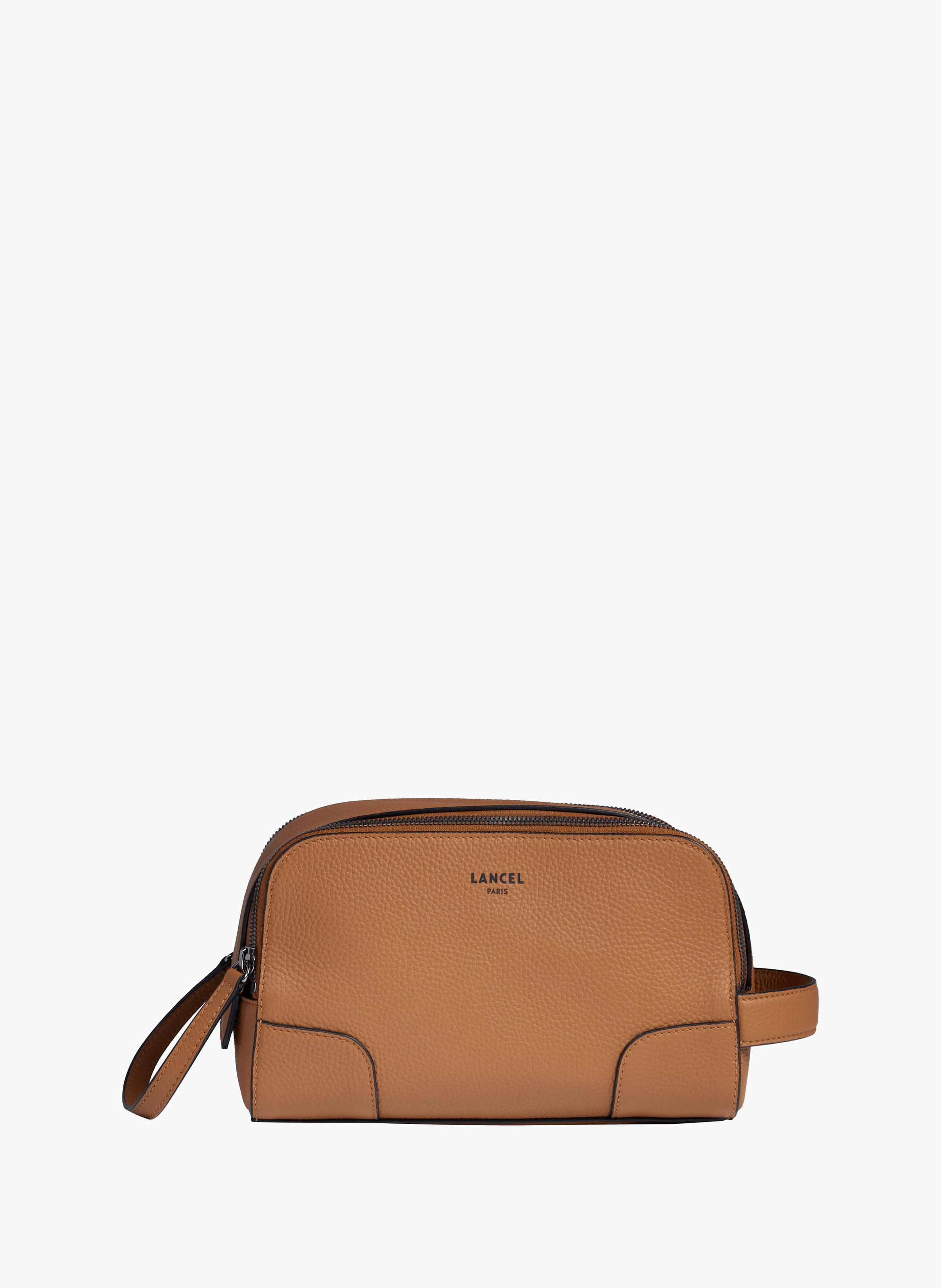 Trousse de toilette charlie de lancel en cuir LANCEL Marron