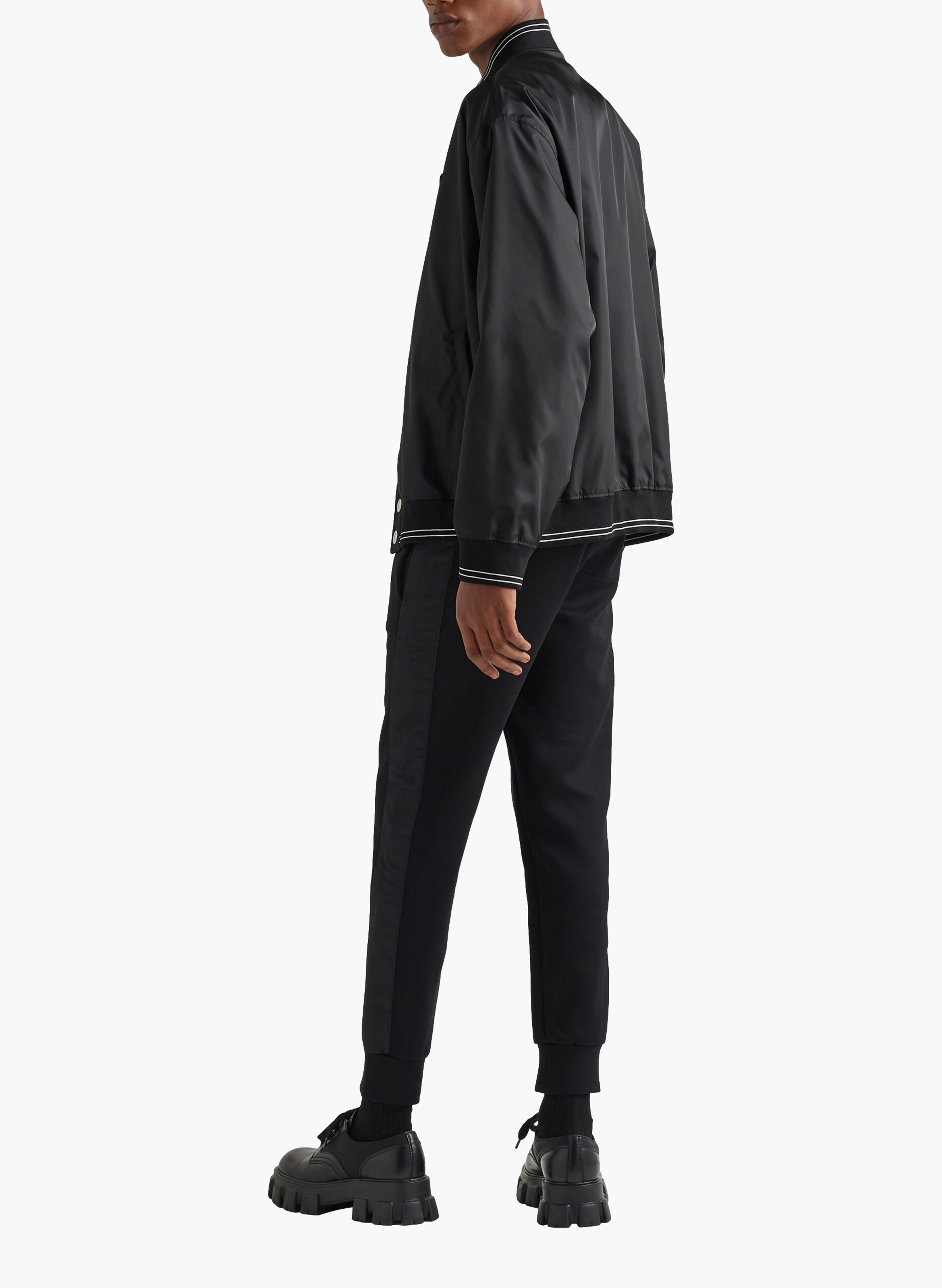 Pantalon de survêtement en re-nylon PRADA Noir