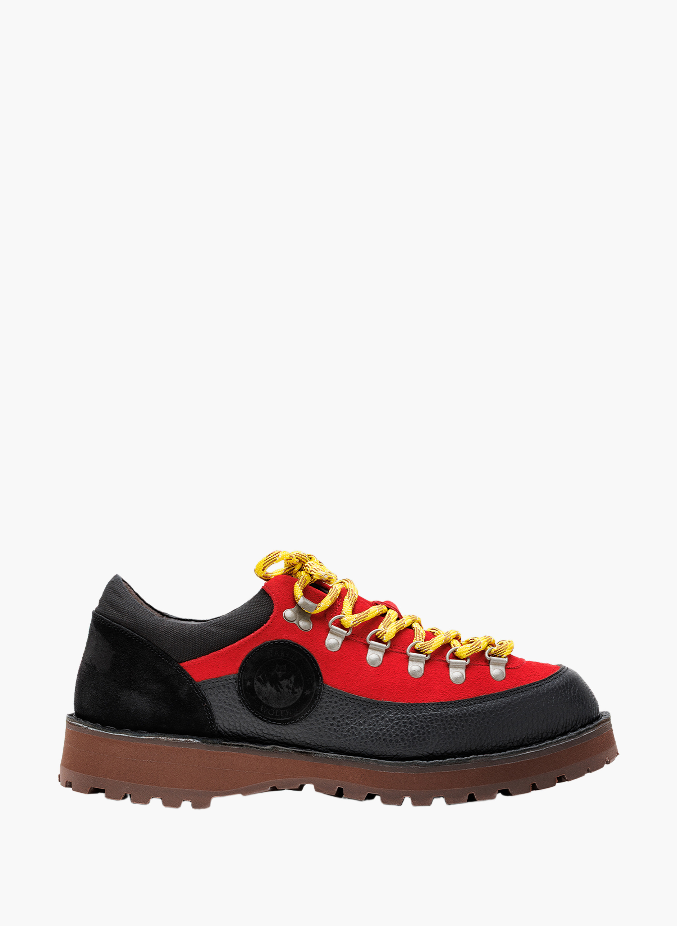 Bottines glacier en daim NAKED WOLFE Rouge
