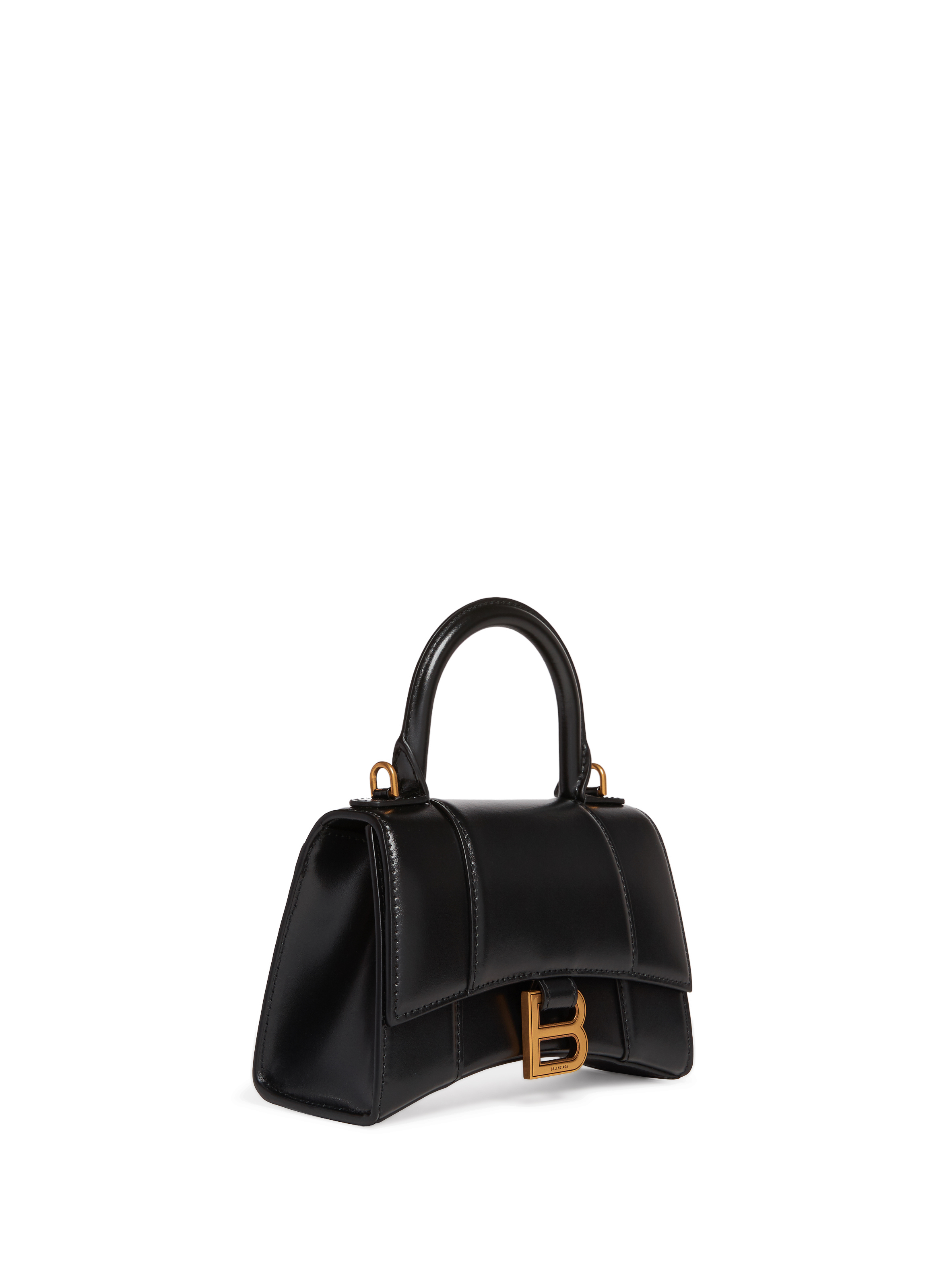 Sac Hourglass Top Handle XS en cuir