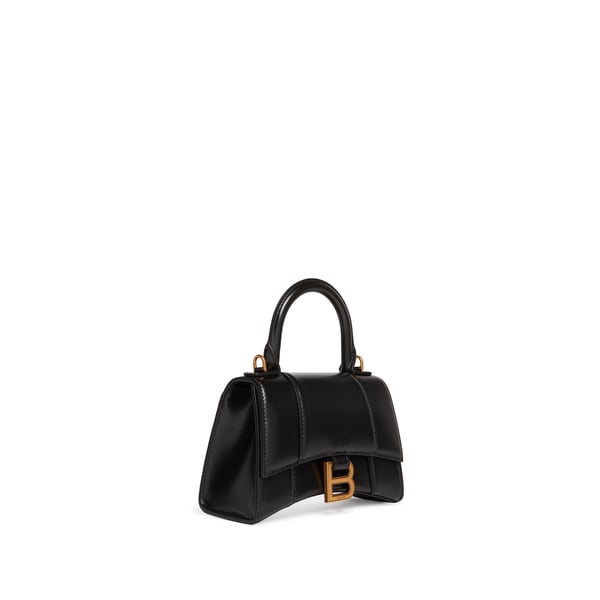 Sac Hourglass Top Handle XS en cuir