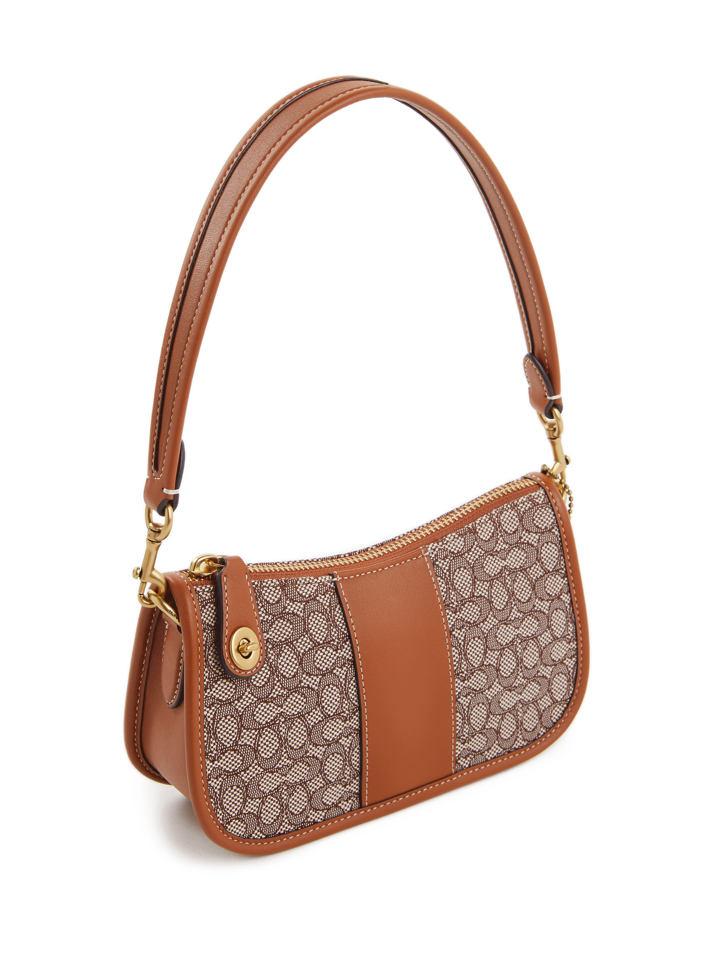 Sac à main imprimé monogramme