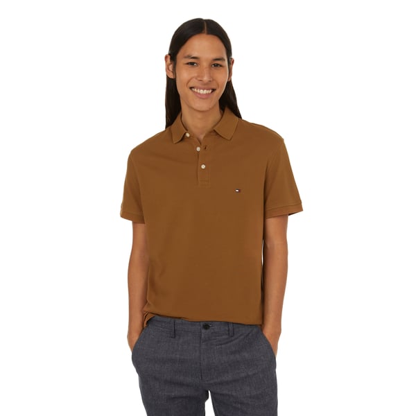 Polo slim en piqué de coton organique