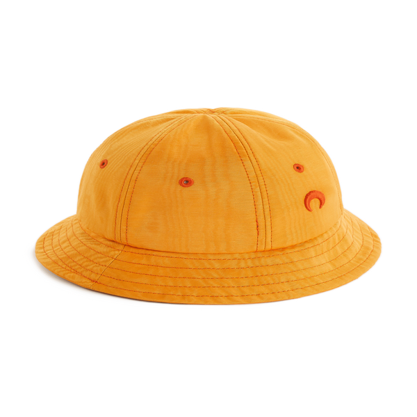 Marine Serre Logo Bucket Hat In Orange