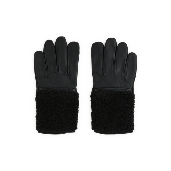 Aristide Leather Gloves In Metallic