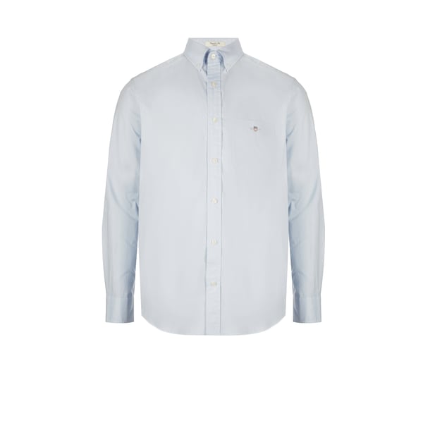Gant Cotton Shirt In Blue
