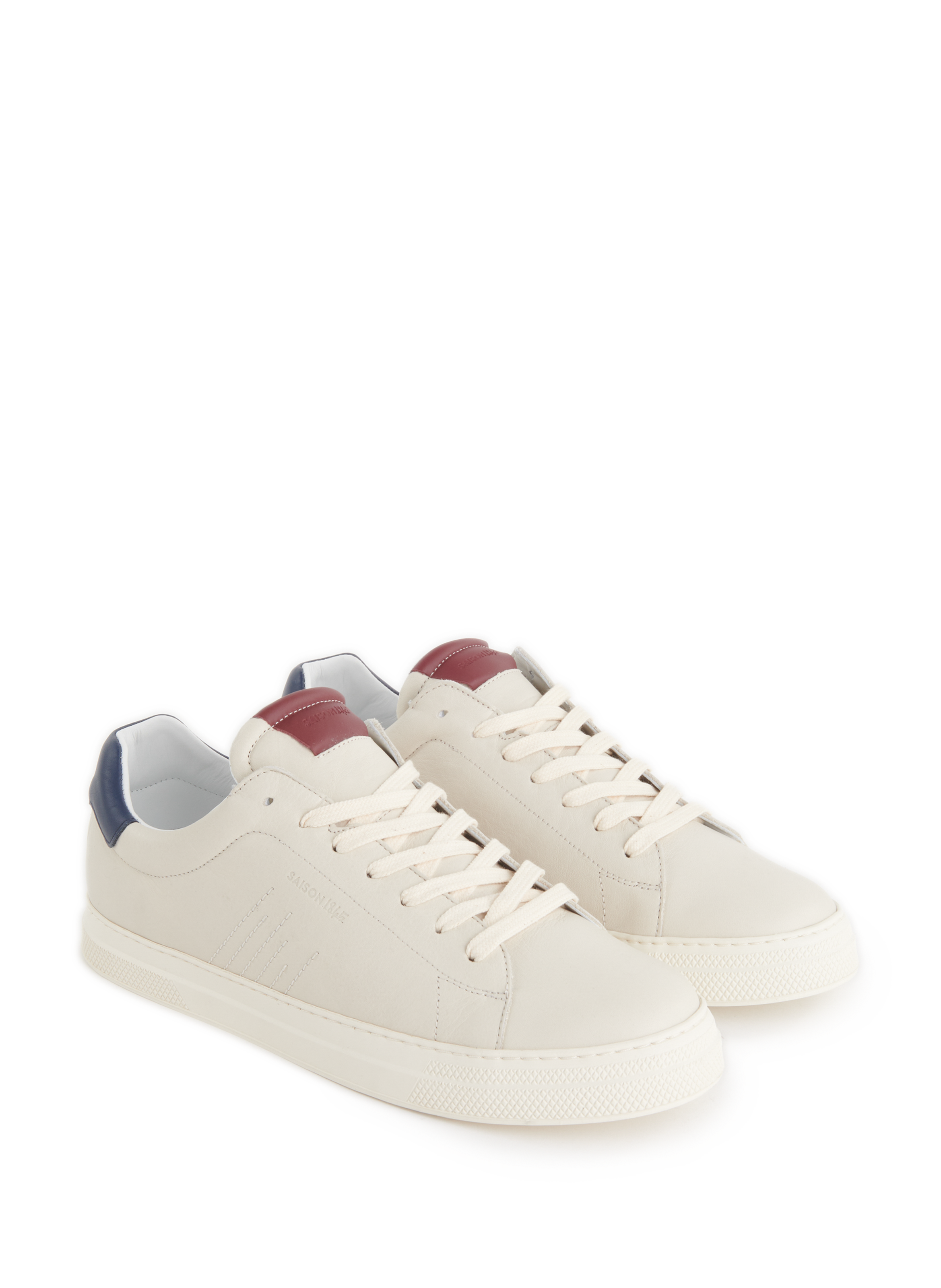 Leather sneakers SAISON 1865 Beige
