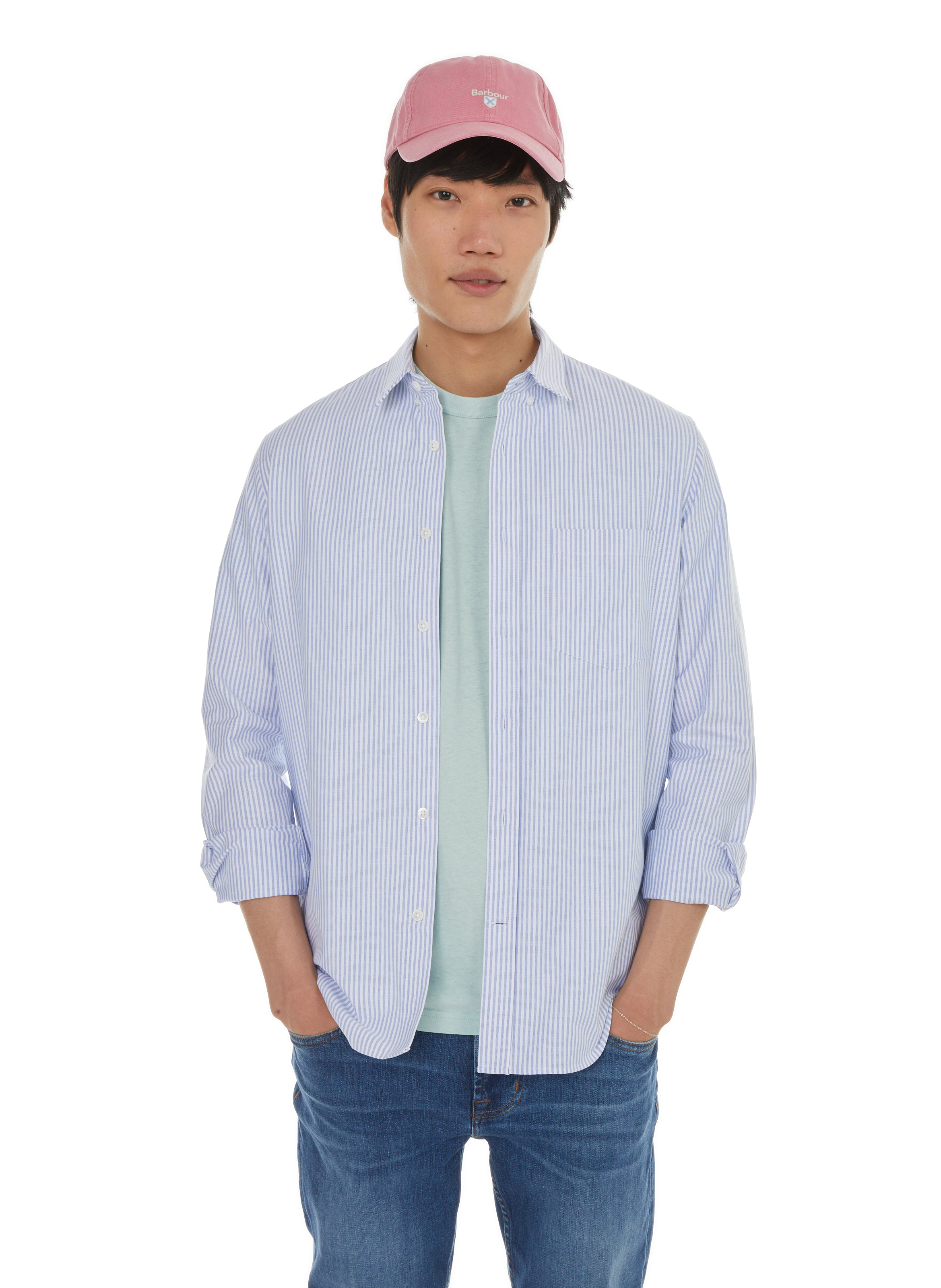 EDITIONS 102 Chemise rayé en coton  Bleu