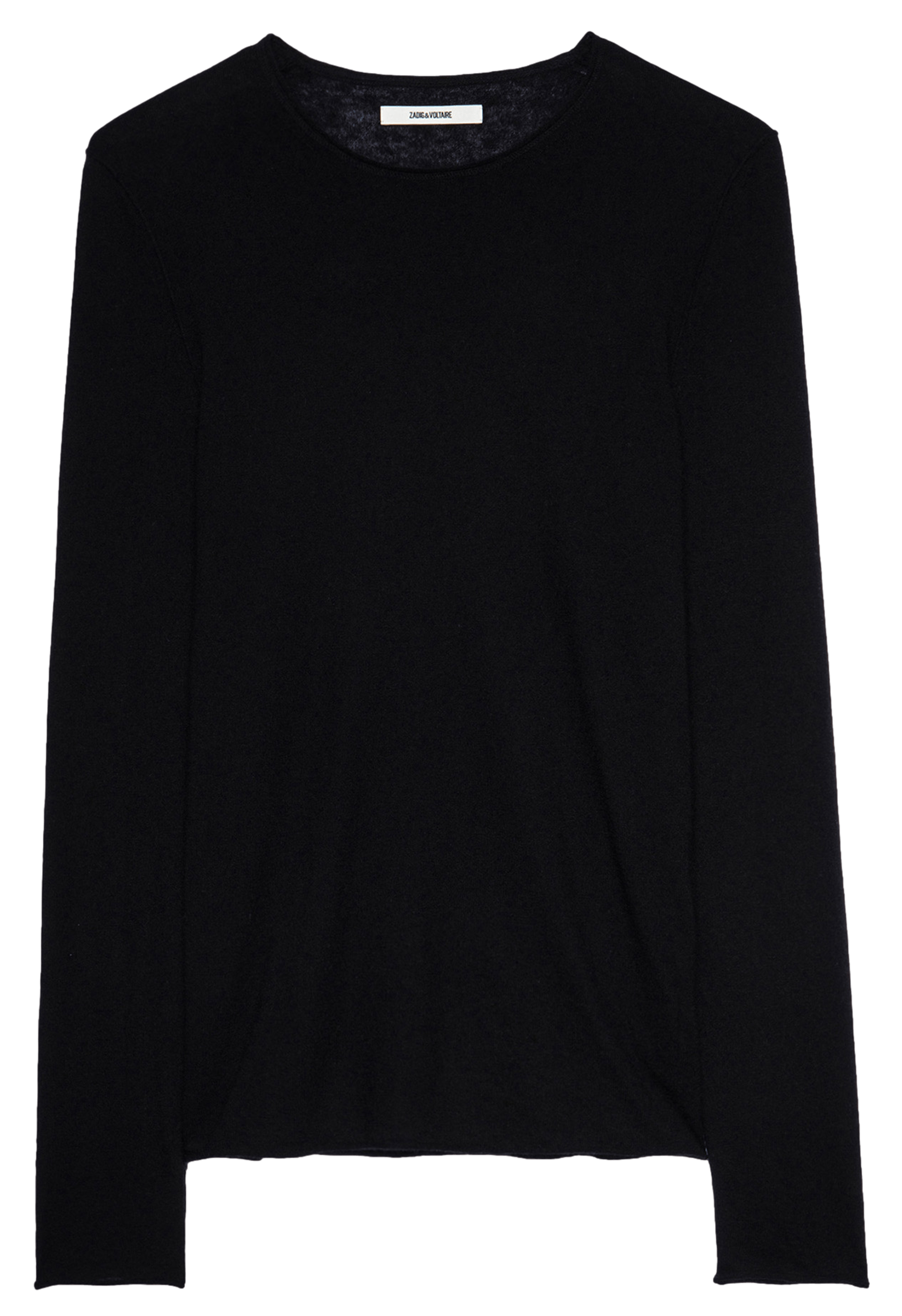 Pull droit en cachemire teiss ZADIG&VOLTAIRE Noir