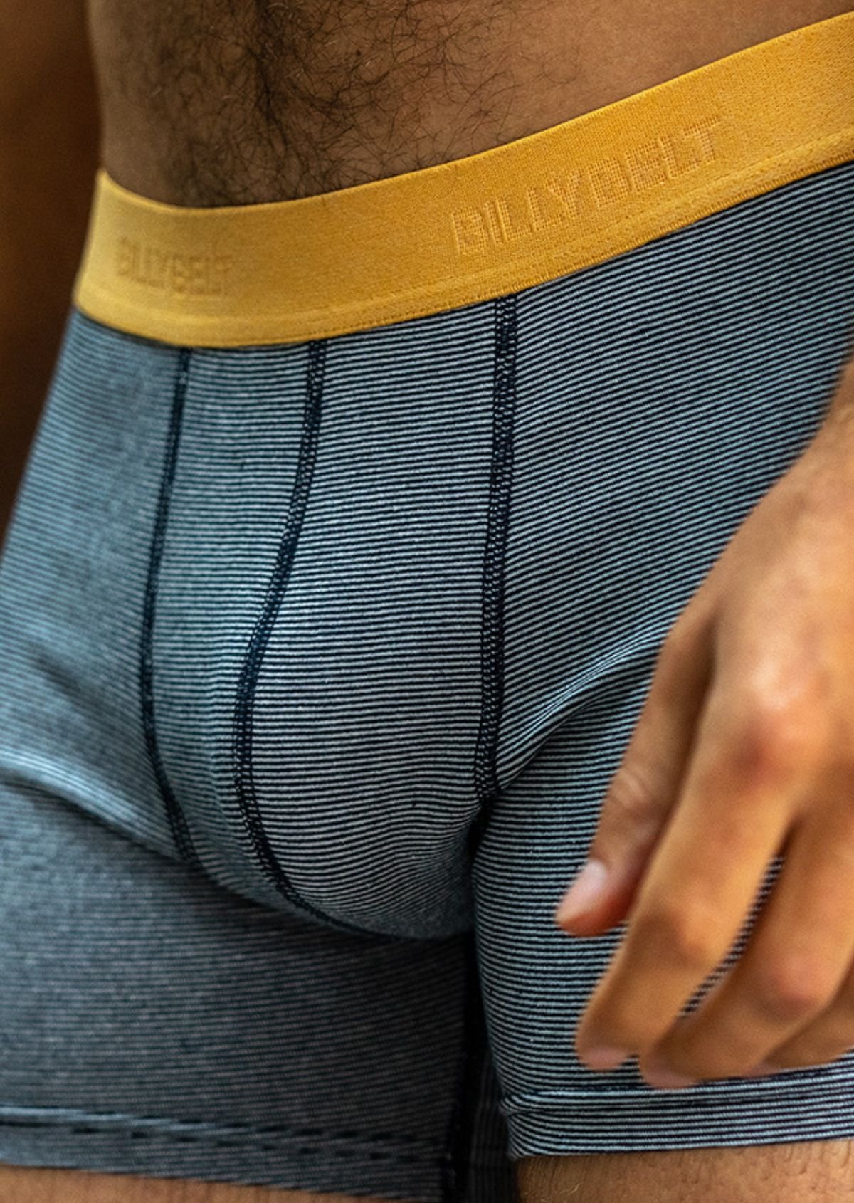 Boxer en coton biologique BILLYBELT Bleu