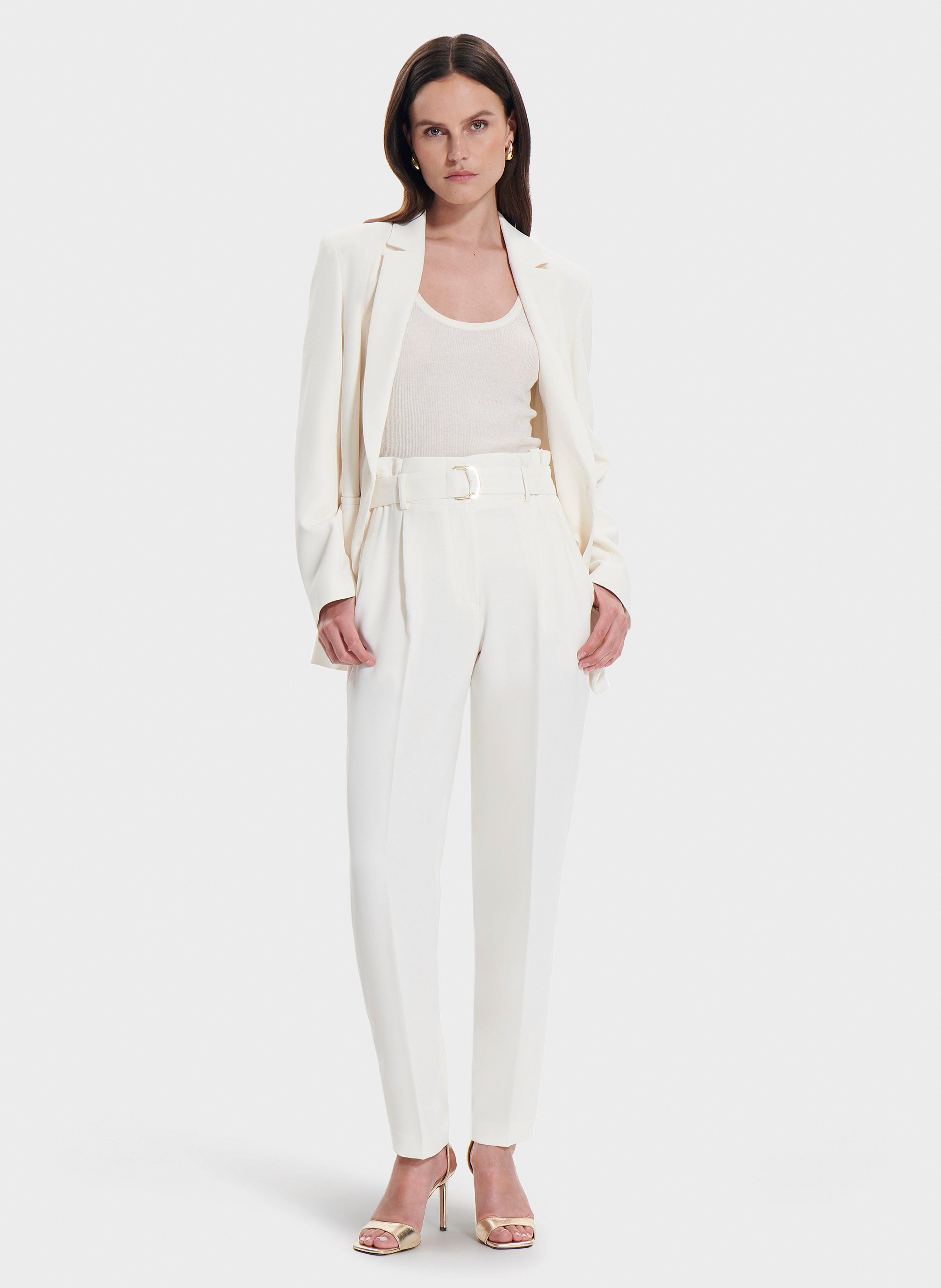 Pantalon droit patricia ZAPA Blanc