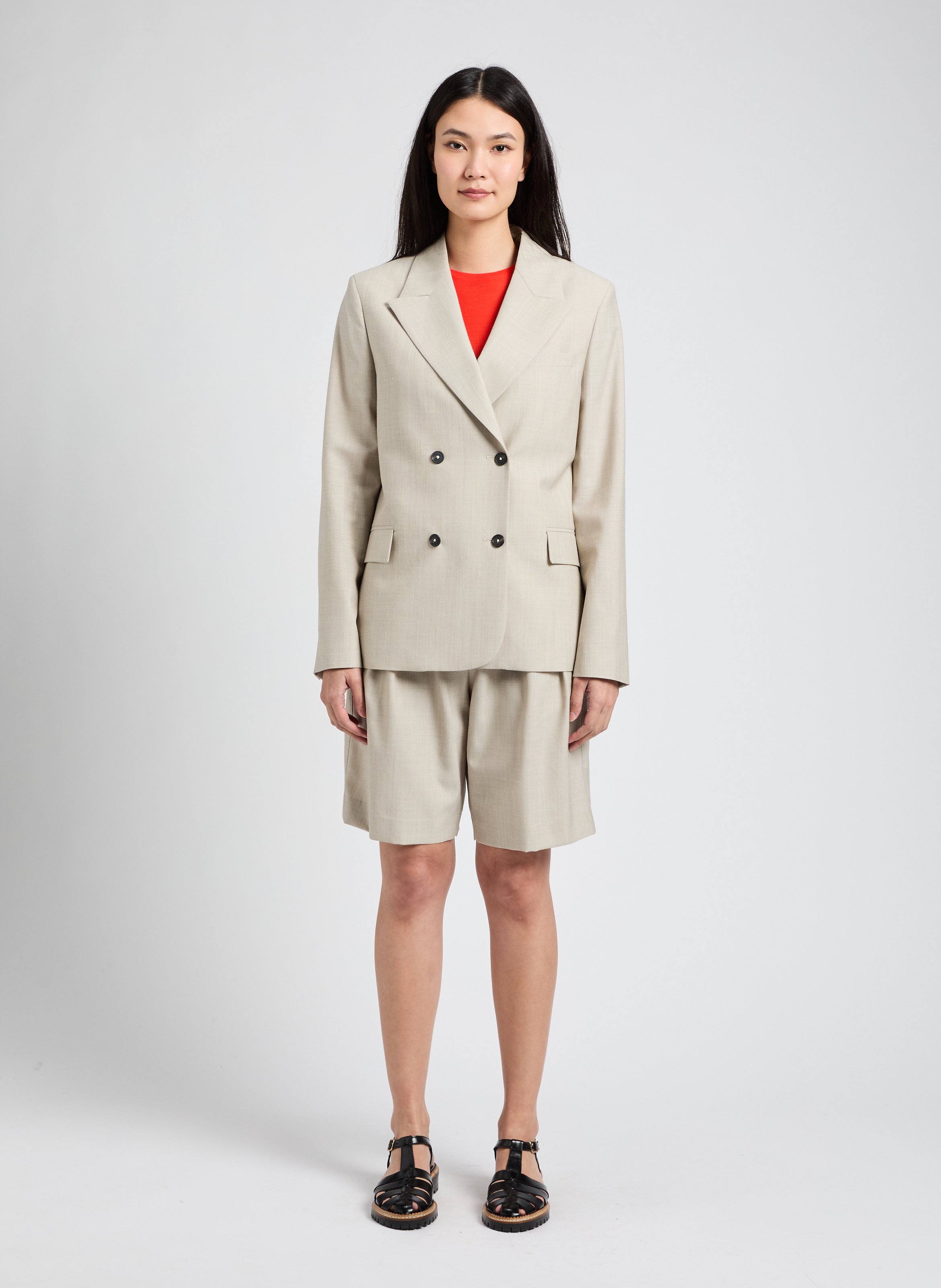 Blazer Vom SAISON 1865 Beige