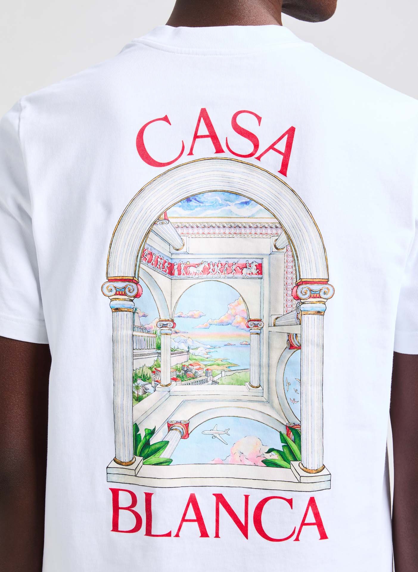 T-shirt The Passage CASABLANCA PARIS White