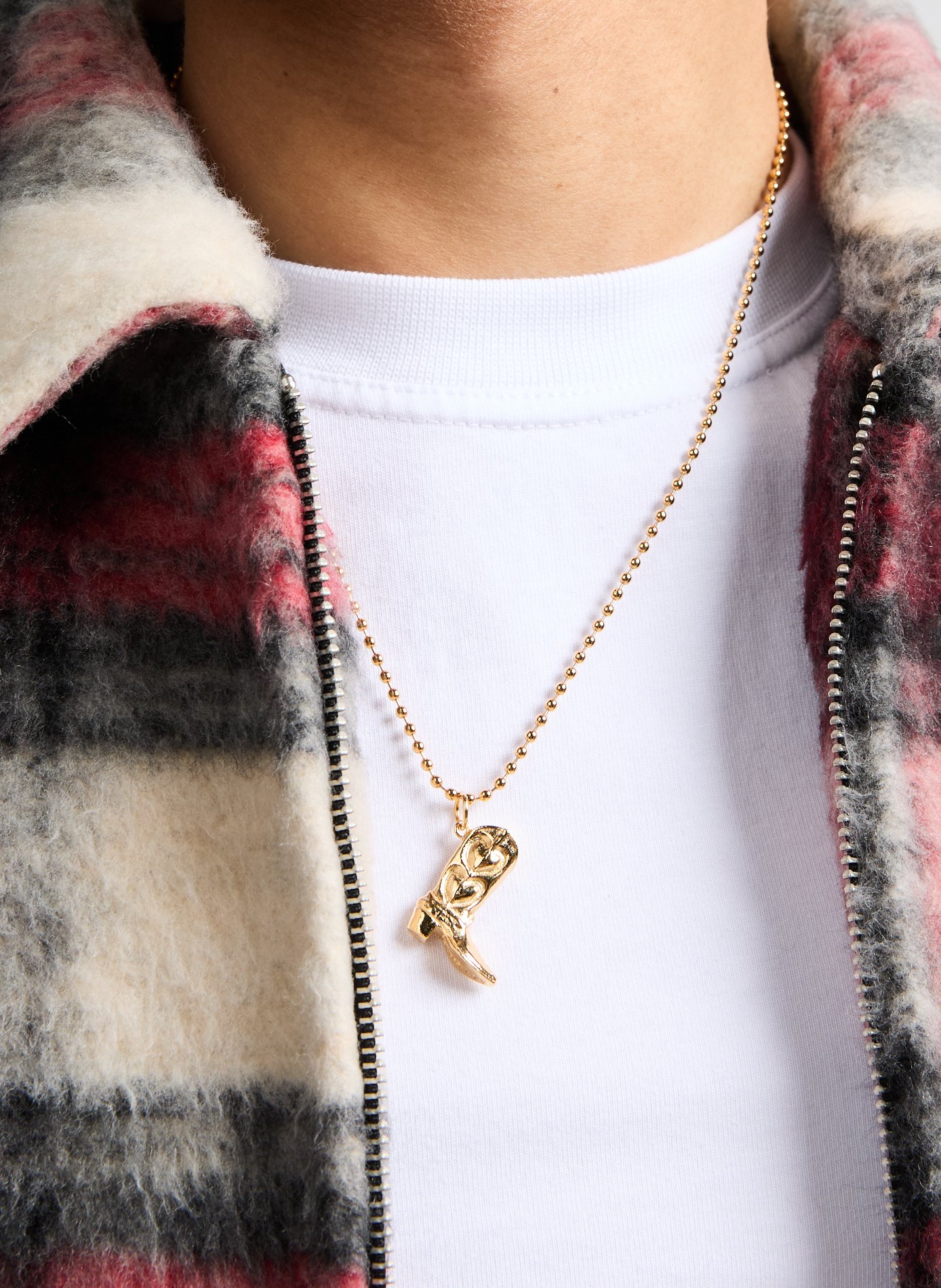 Boots Necklace TWO JEYS Golden