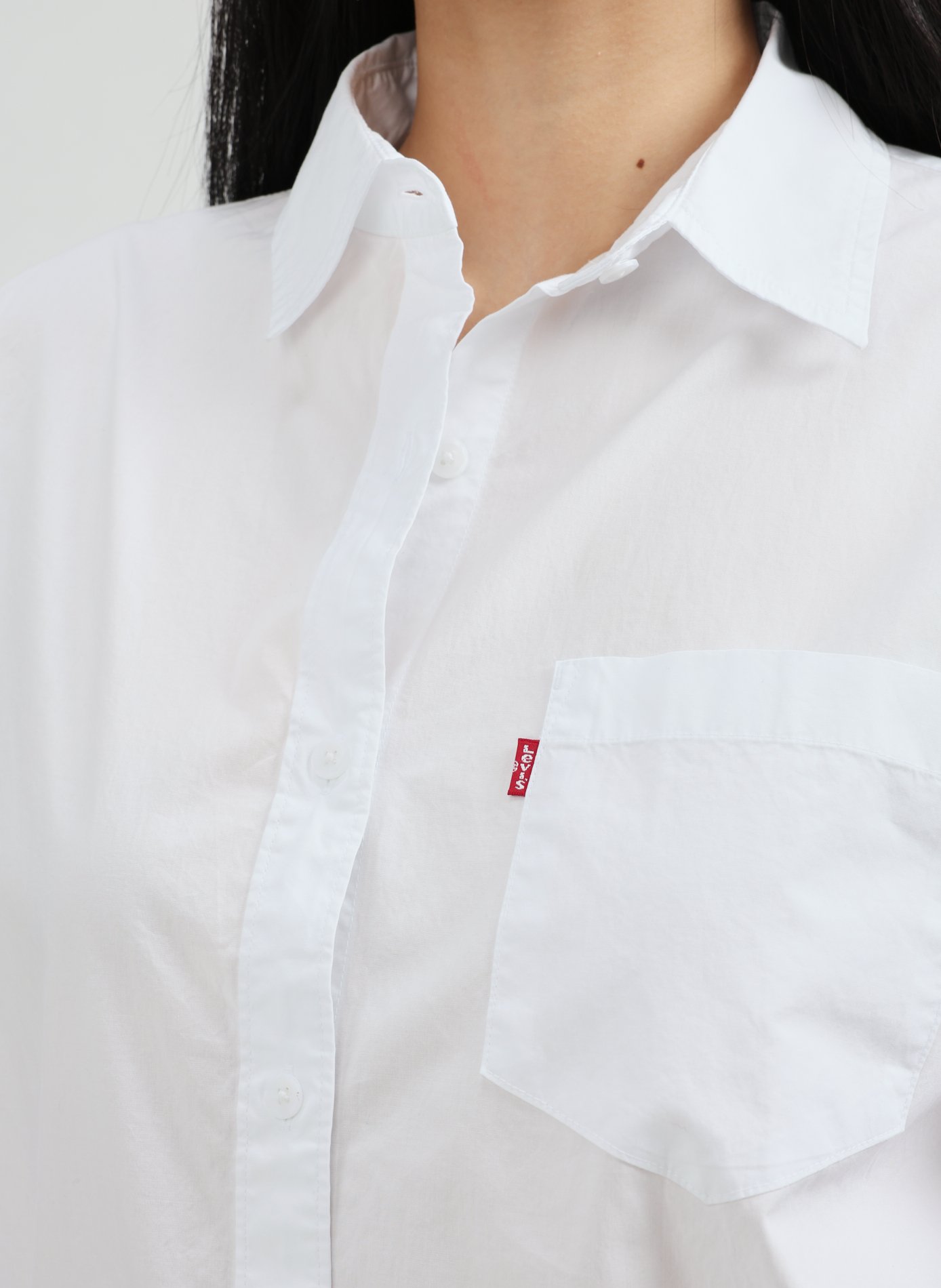 Halie Boyfriend Shirt LEVI'S White