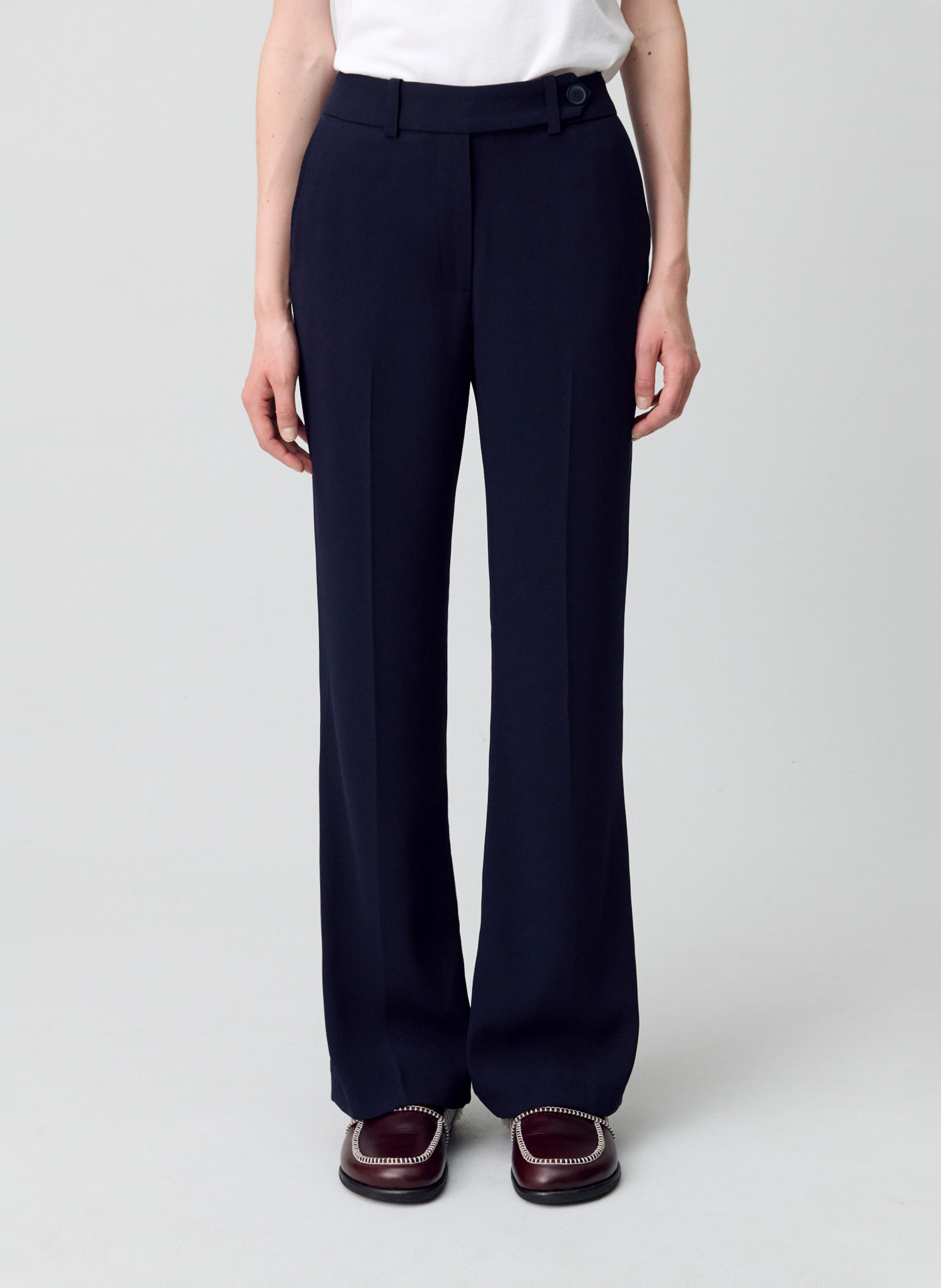 Pantalon droit CLAUDIE PIERLOT Bleu