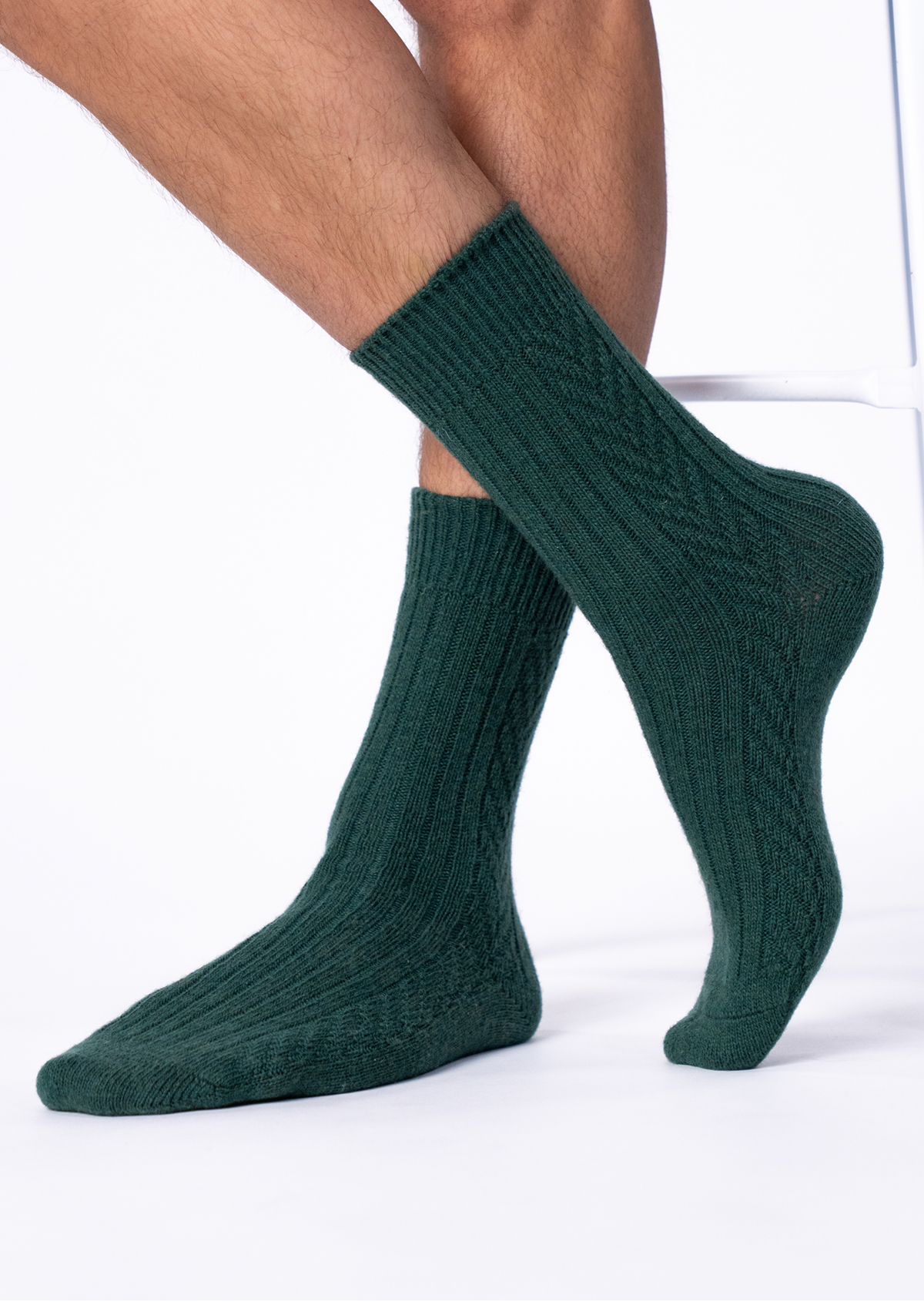 Chaussettes en laine BILLYBELT Vert