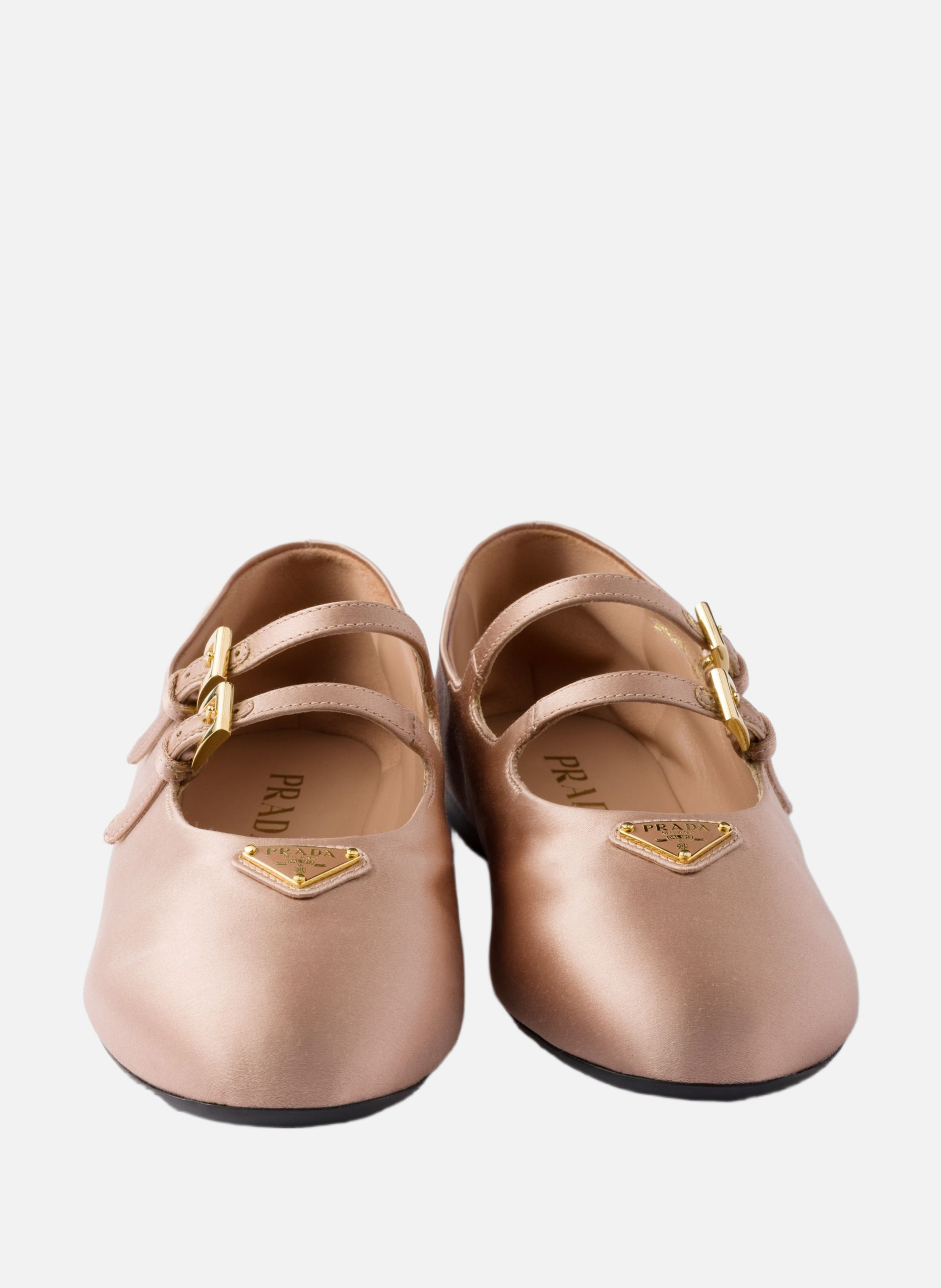 Ballerines en satin PRADA Rose