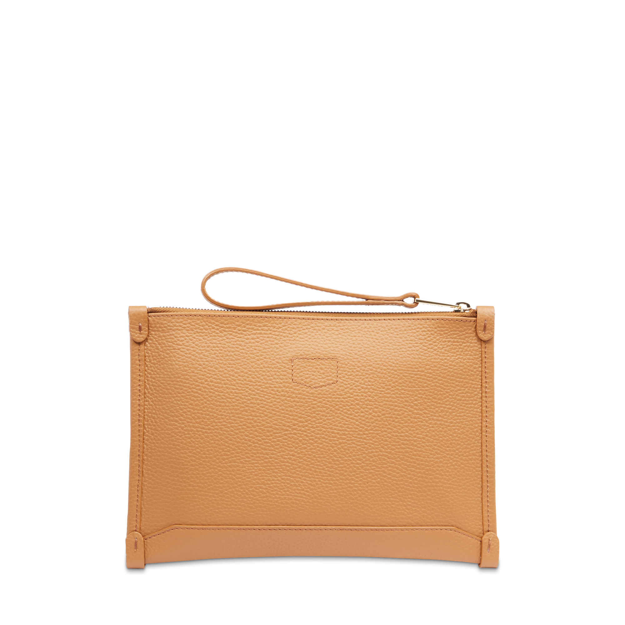 Pochette zippée s jour de lancel en cuir LANCEL Marron