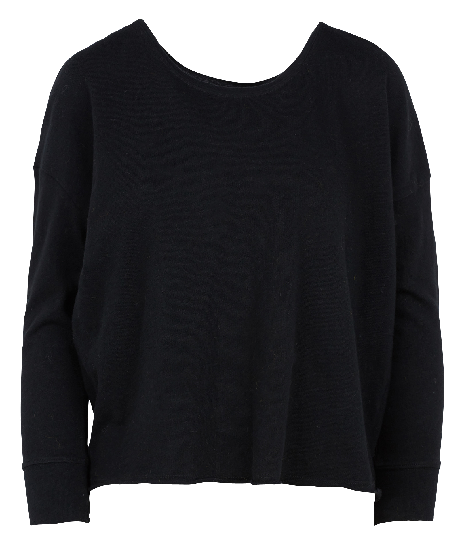 Tee-shirt col bateau en coton sonoma AMERICAN VINTAGE Noir