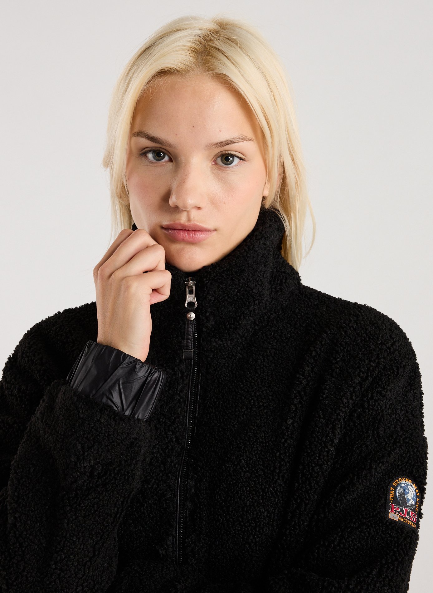 Sori polar fleece zip-up sweatshirt PARAJUMPERS Black