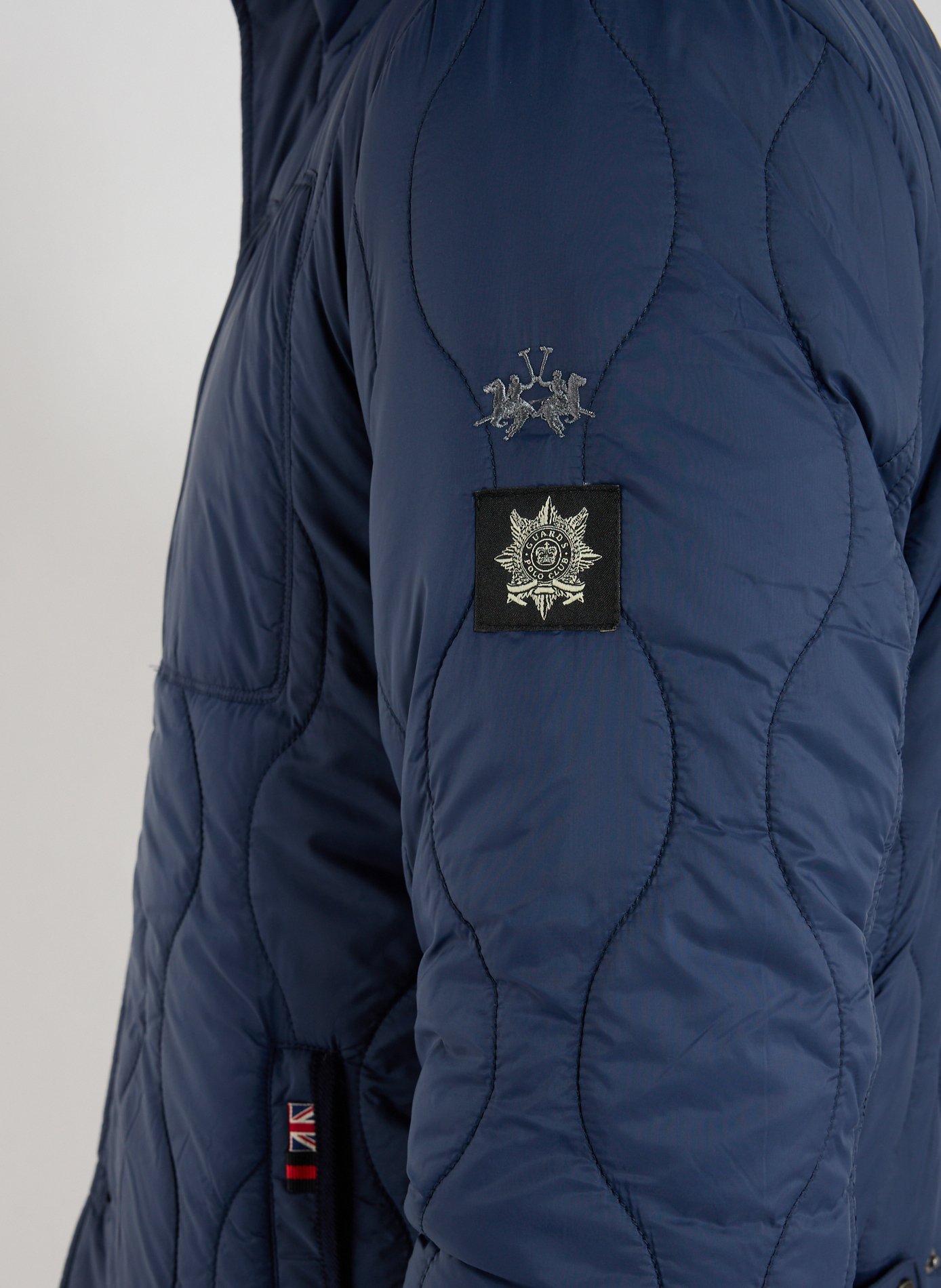 Blouson matelassé col montant LA MARTINA Bleu