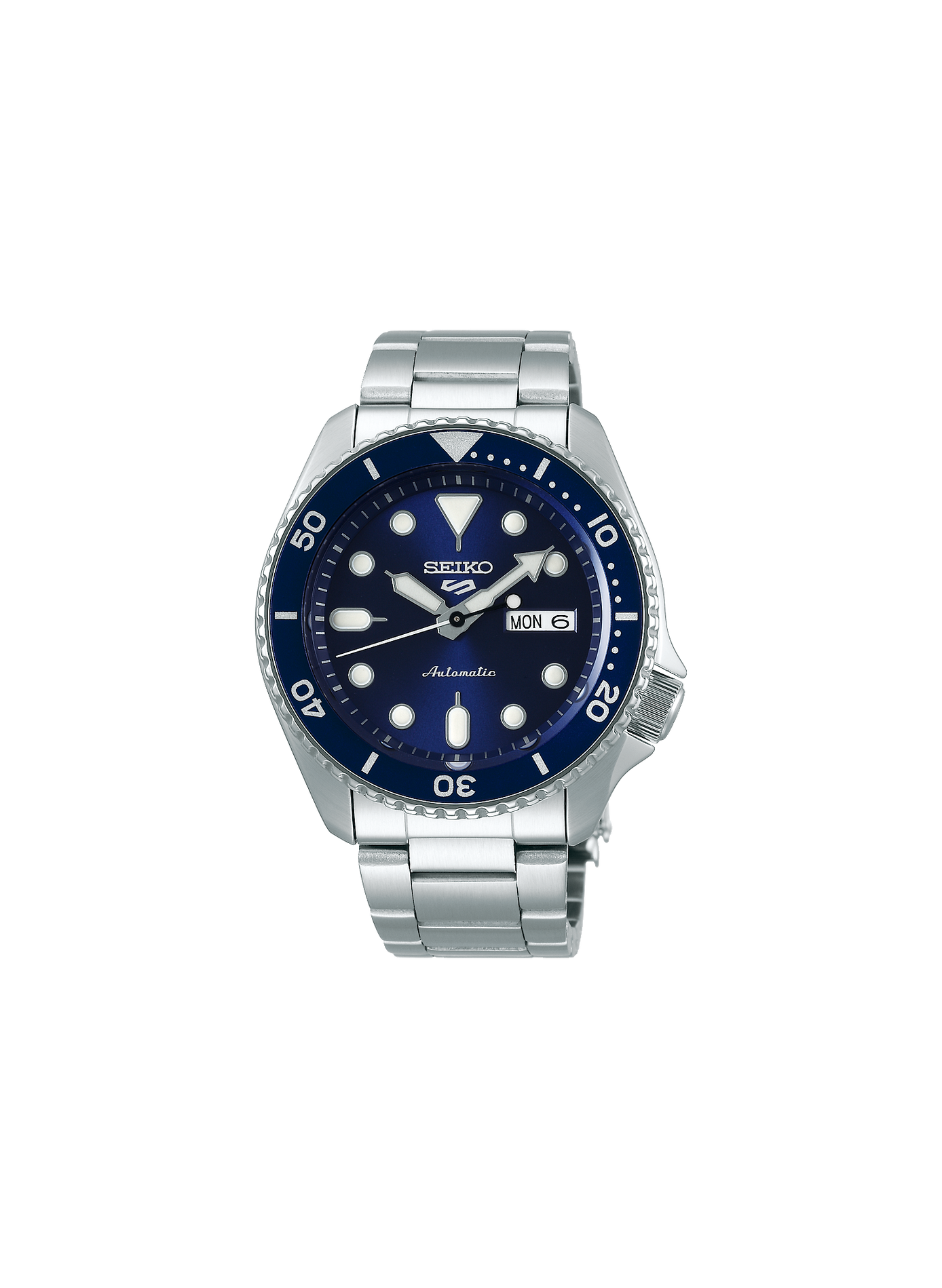 Montre Seiko 5 en acier inoxydable SEIKO Bleu