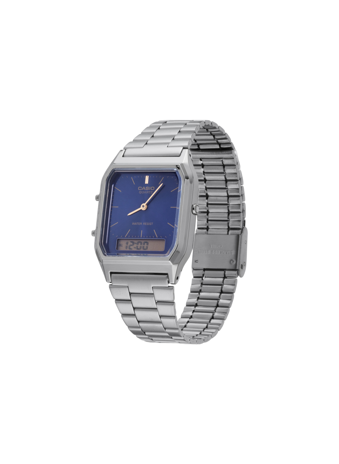 Montre Casio Vintage en acier inoxydable CASIO Gris