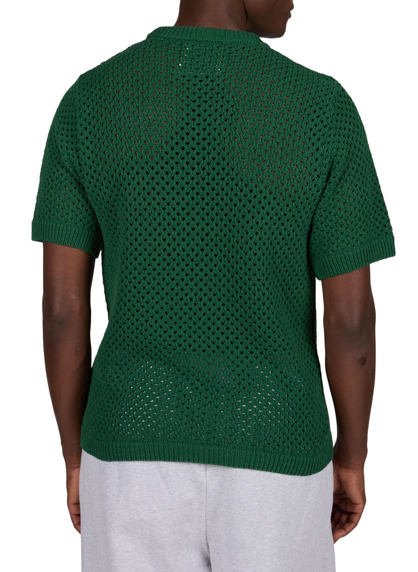 Pull droit ajouré en coton mélangé ARTE ANTWERP Kaki