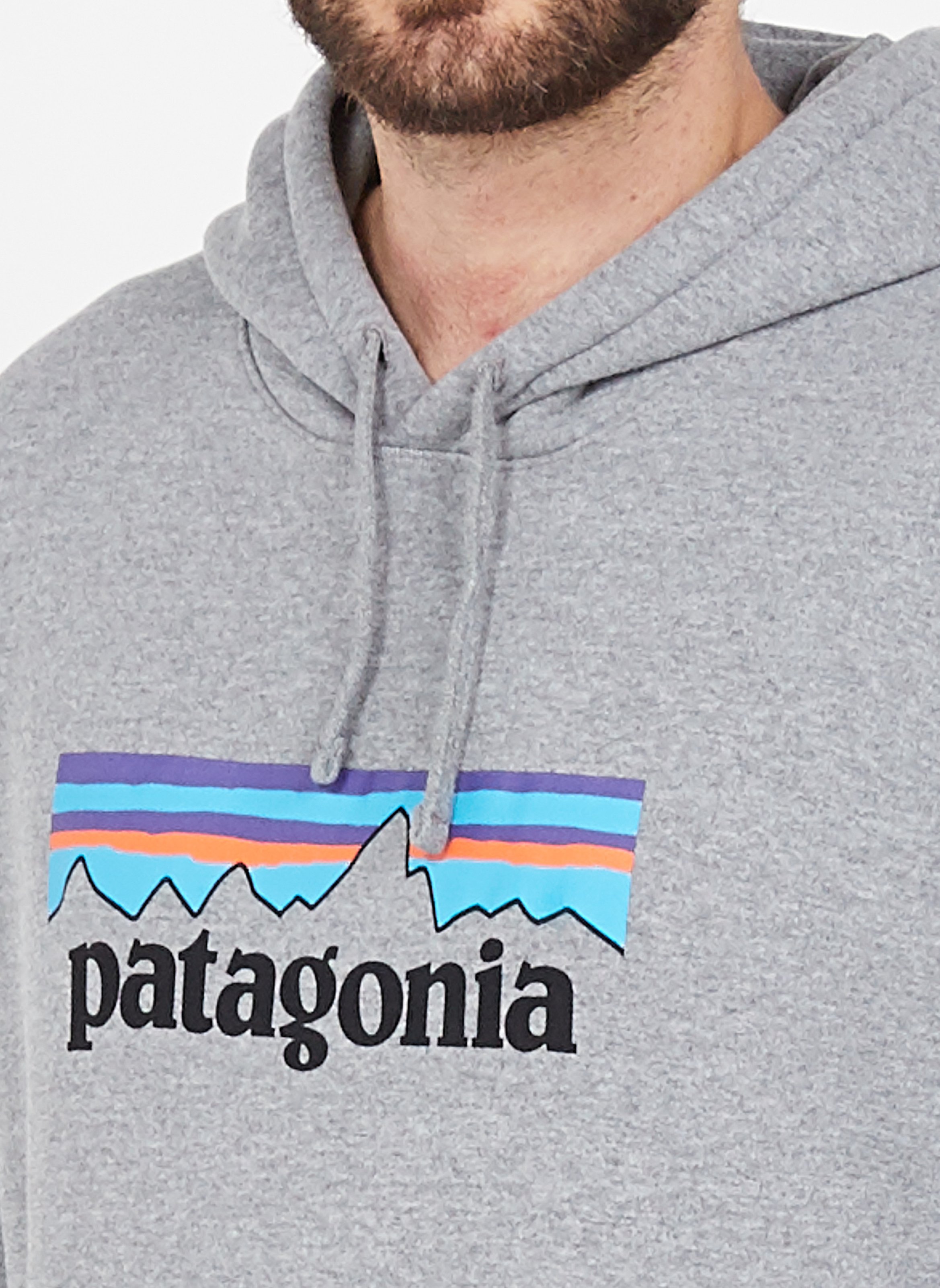 Sweat à capuche oversize en coton mélangé PATAGONIA Gris