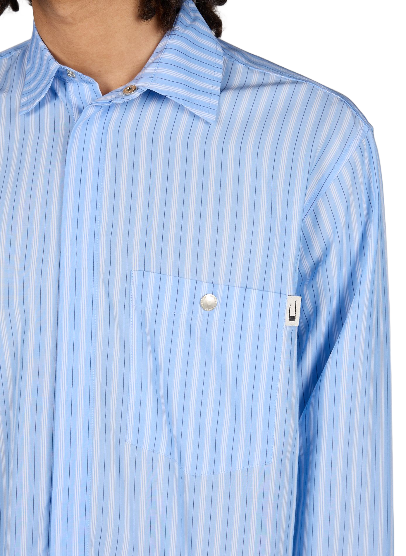 Easo long-sleeve striped shirt CARRER Blue