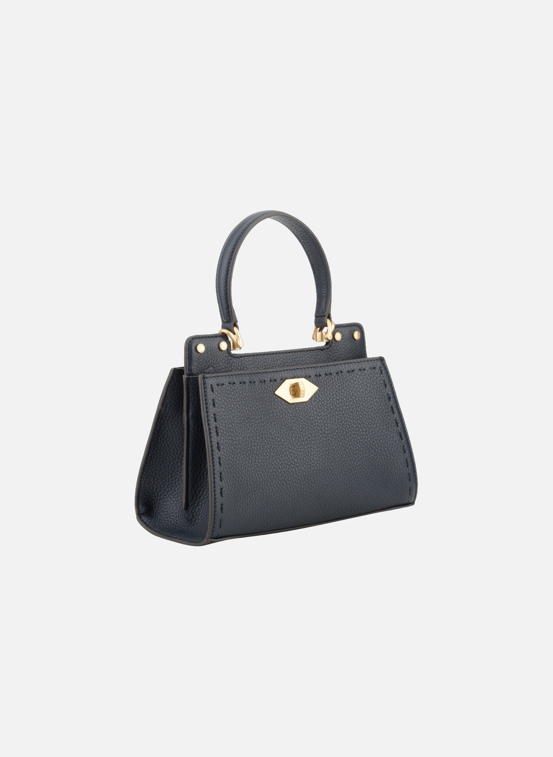 Trianon | sac à main pm en cuir de vachette Bleu