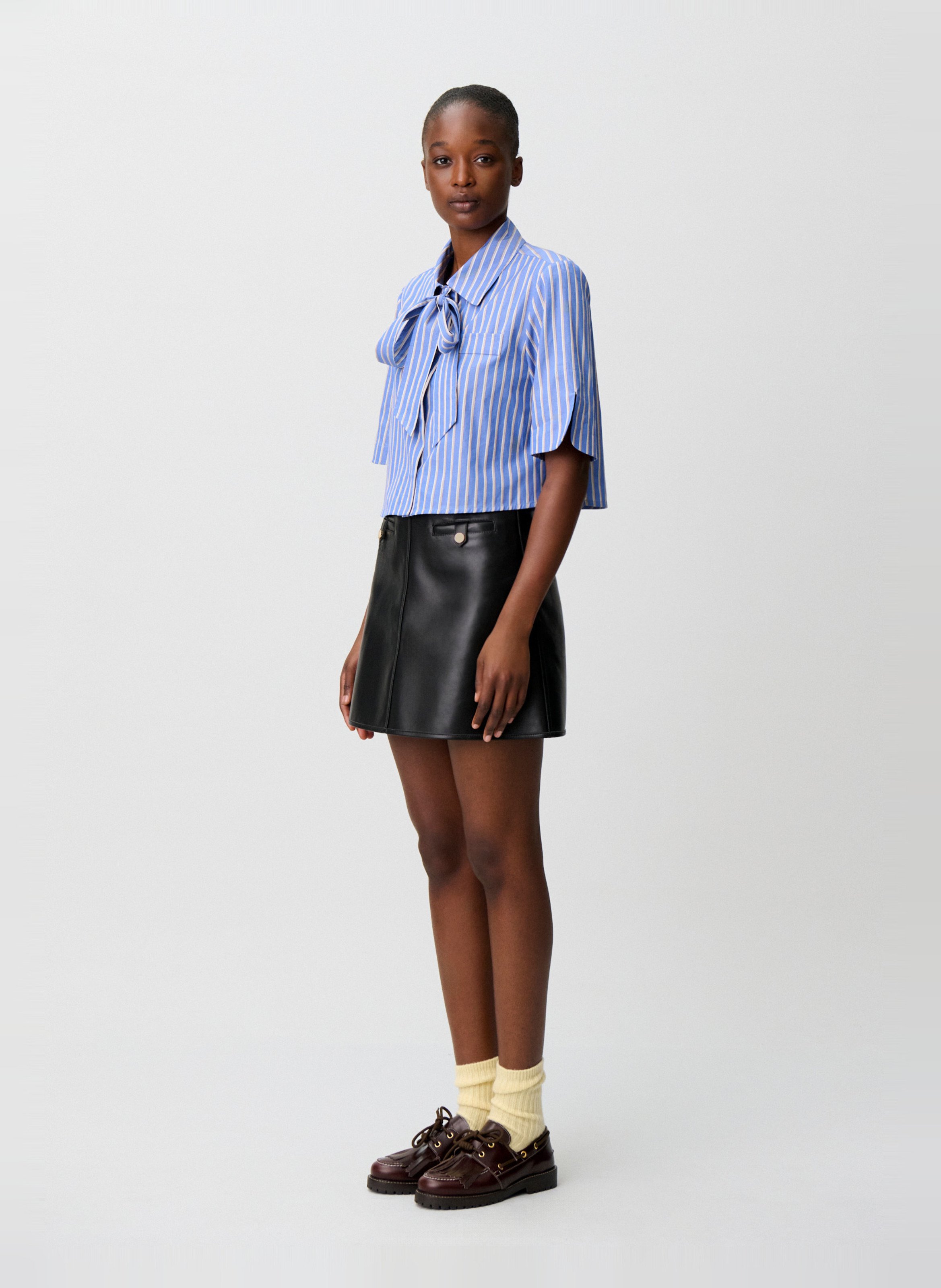 Chemise droite en coton CLAUDIE PIERLOT Multicolore