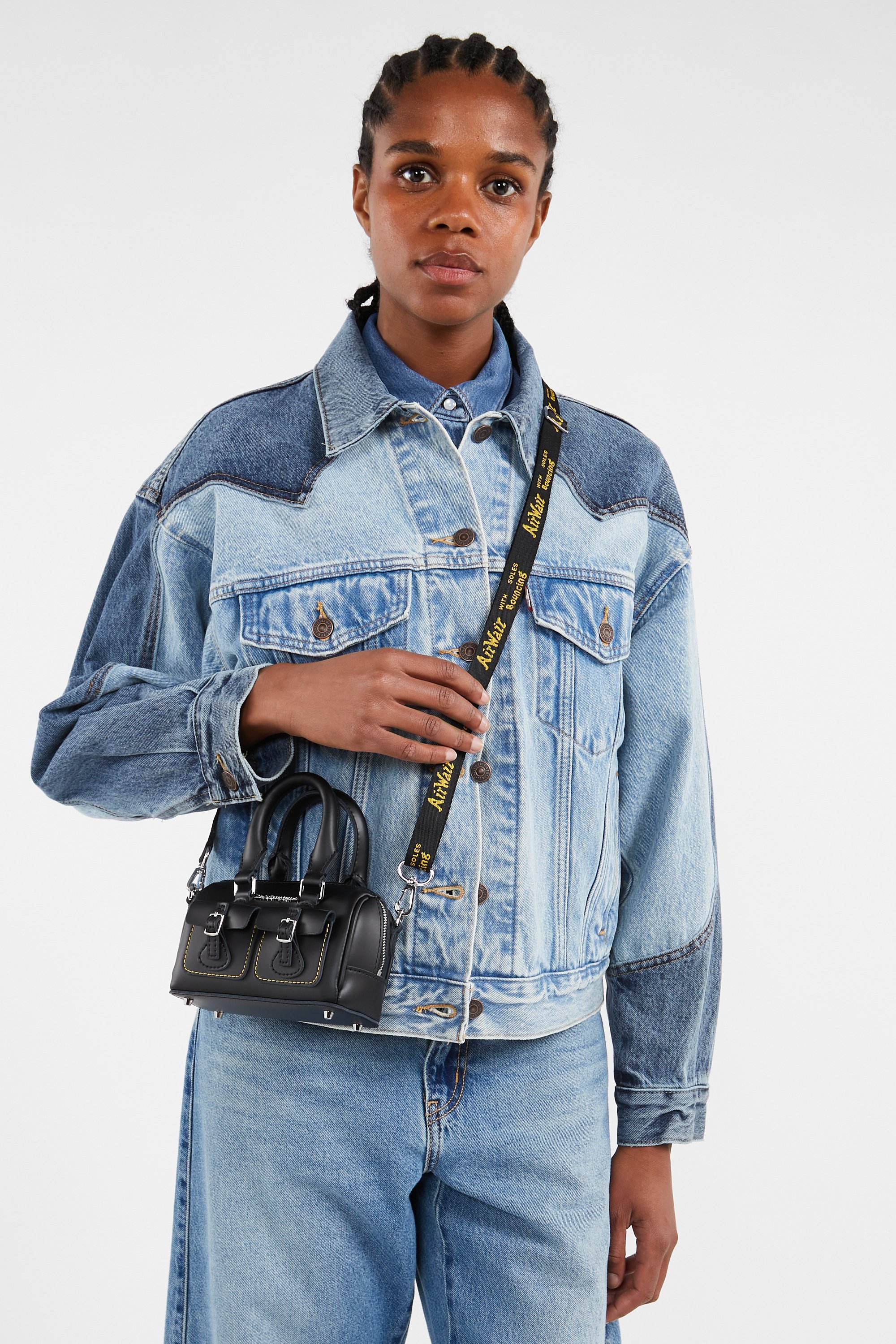 Sac à main mini top handle DR. MARTENS Noir